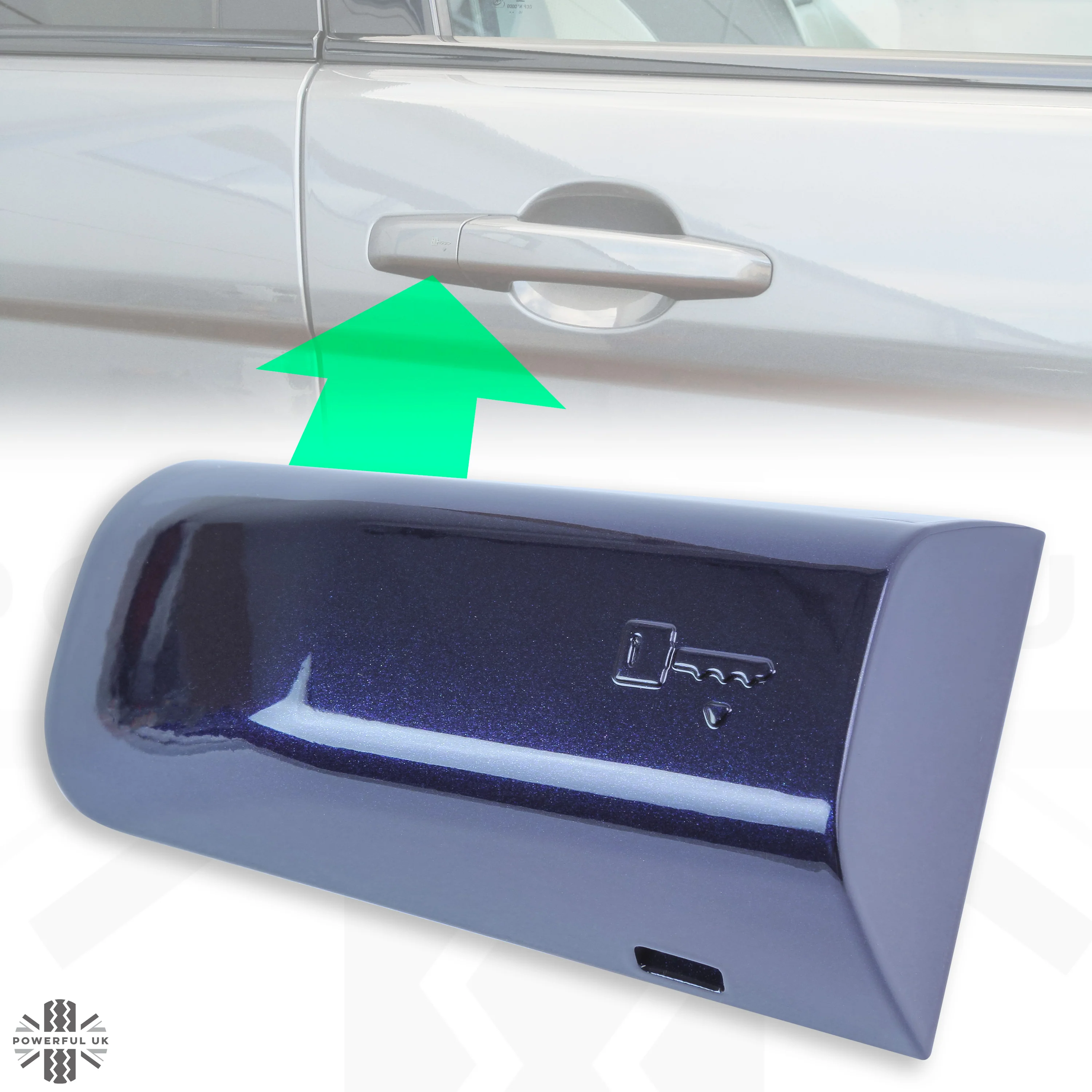 RIGHT Door Handle Key Piece for Range Rover Sport L494 - Loire Blue