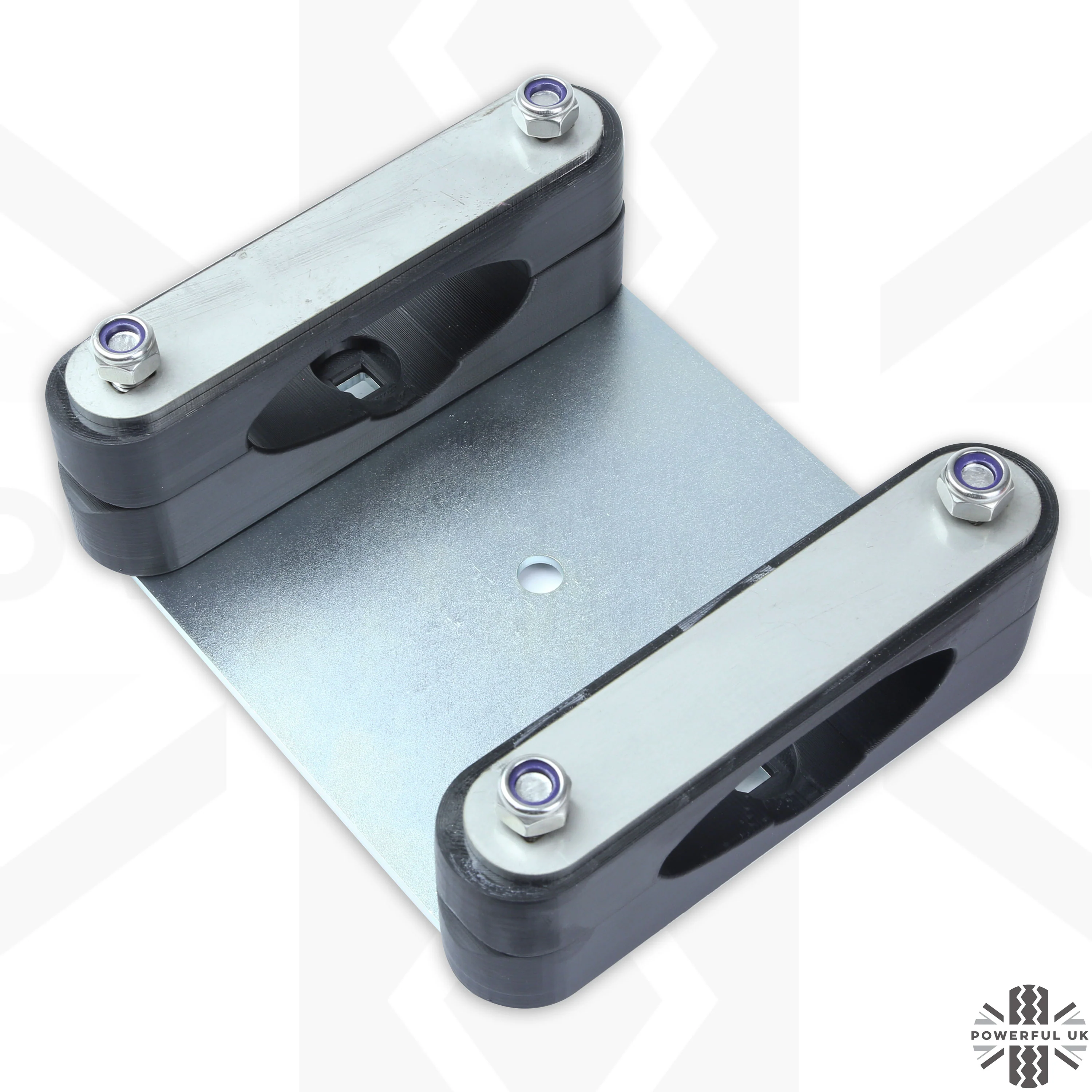 Roof Cross Bar Antenna Mount Kit for the Land Rover Discovery 3&4 - Kit A - Zinc Plated Steel Top - Image 4