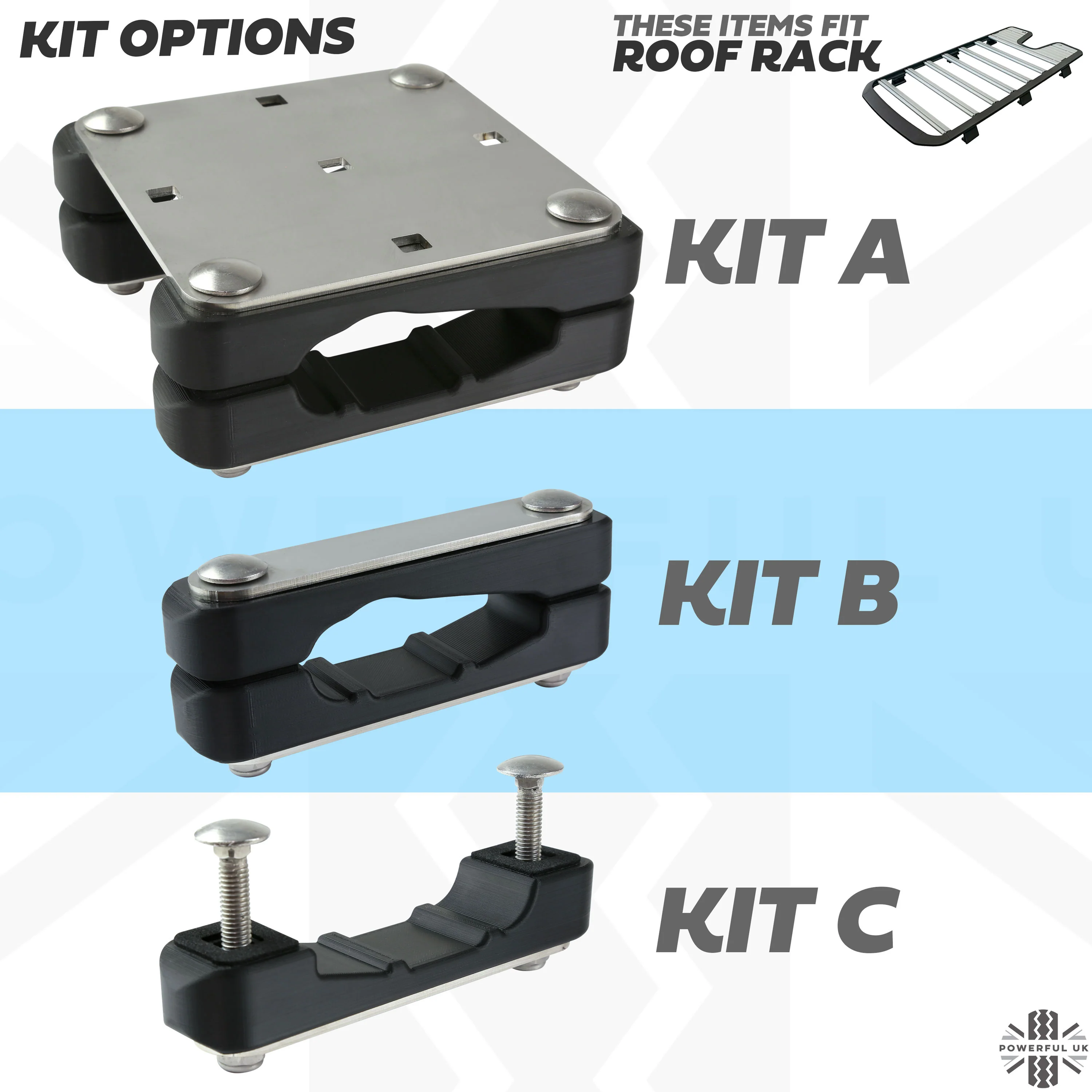 Roof Rack Mount Clamp Kit for the Land Rover Defender L663 - Kit A - Image 10