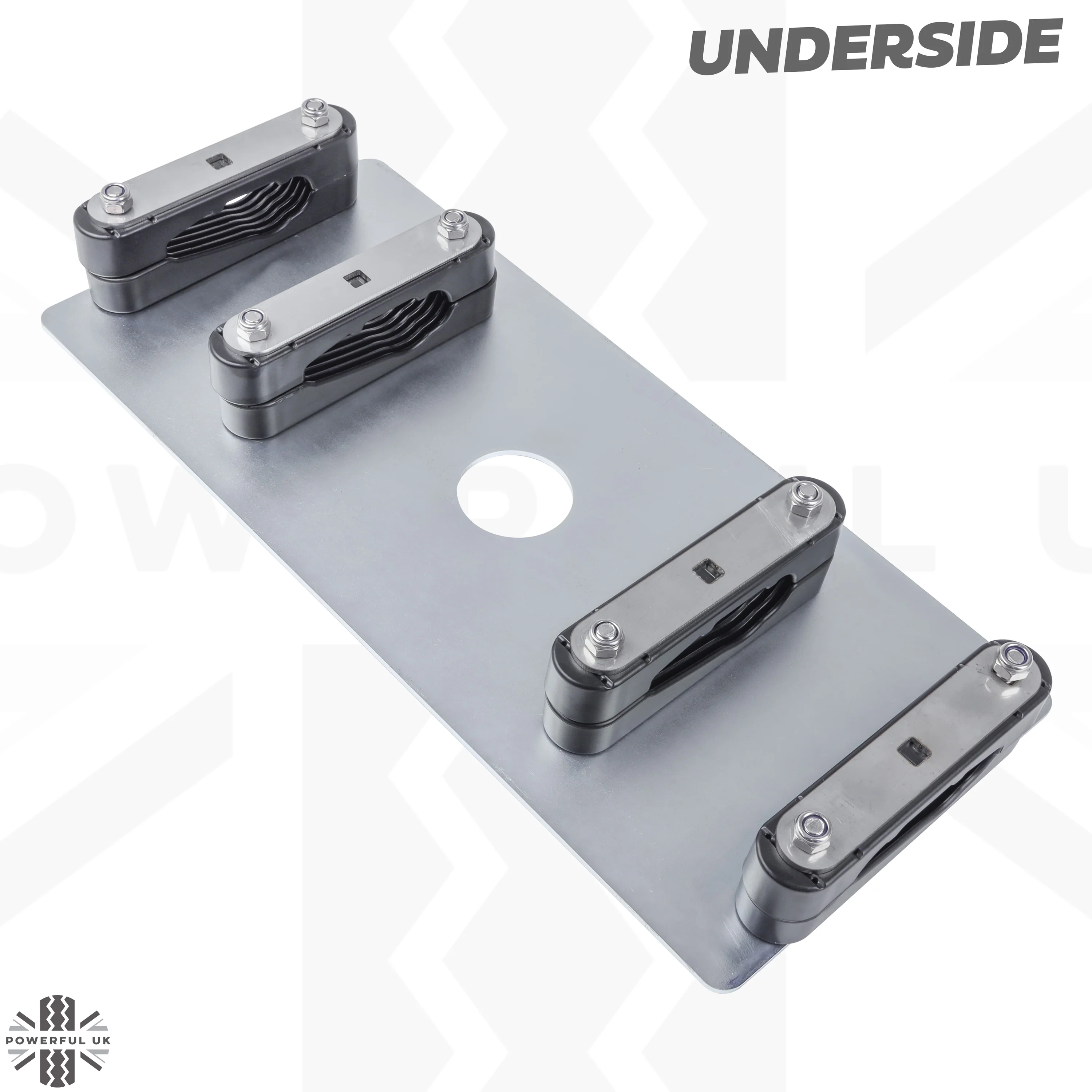 Roof Rack Mount Kit for the Land Rover Defender L663 - Kit A - XL Zinc Plated Steel - Image 2