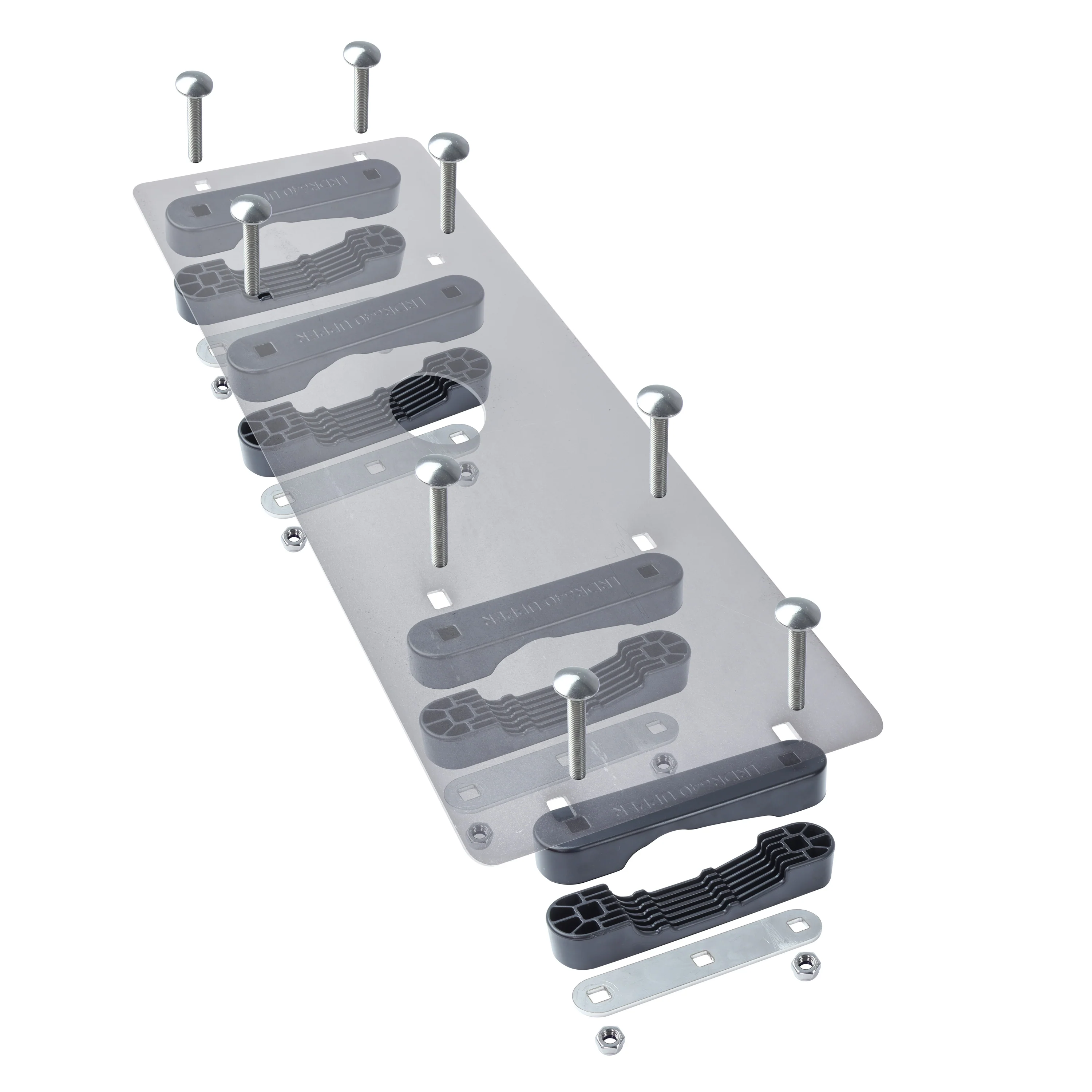 Roof Rack Mount Kit for the Land Rover Defender L663 - Kit A - XL Zinc Plated Steel - Image 4