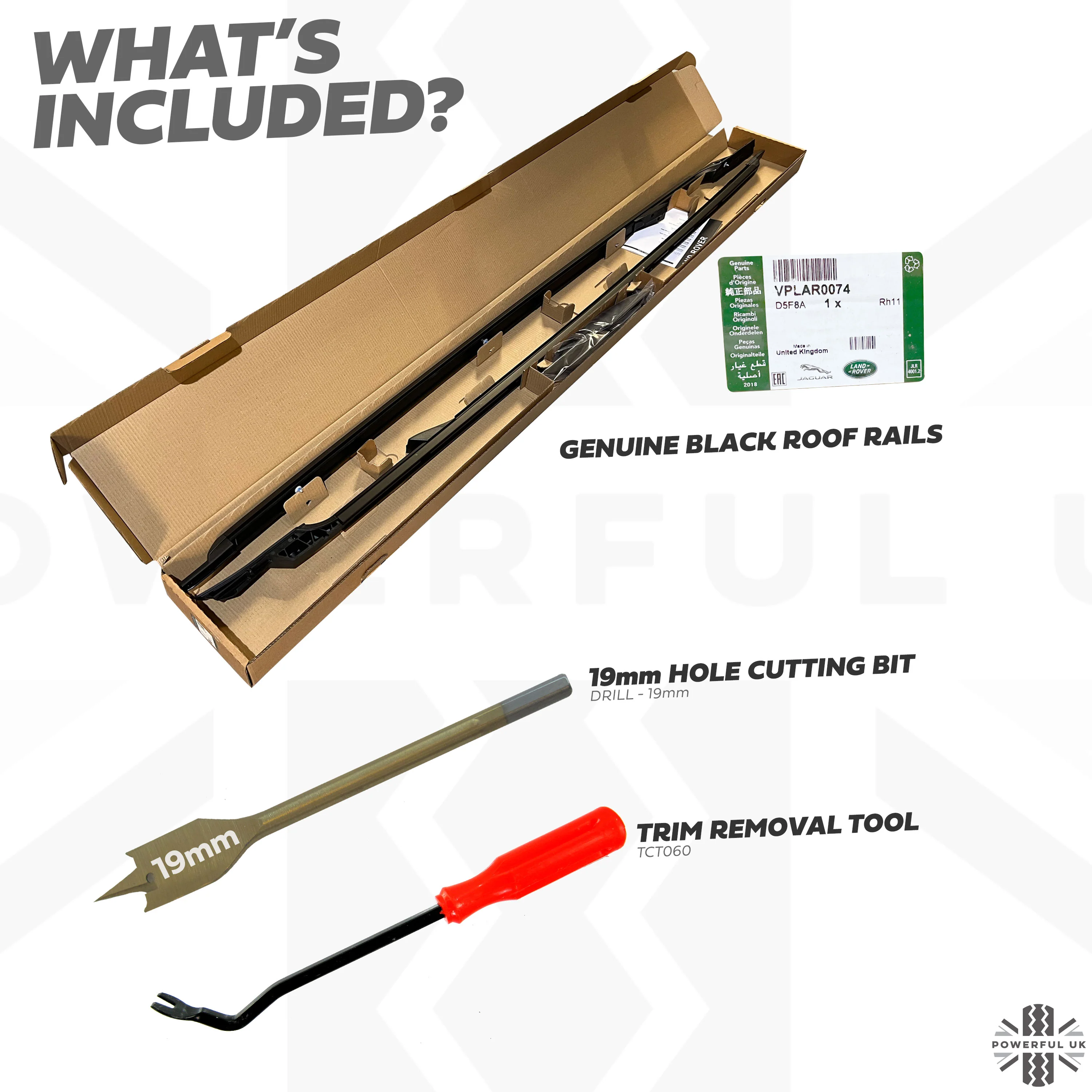Roof Rack Rails - Extended - Black - for Land Rover Discovery 3 & 4 - Genuine - Image 4