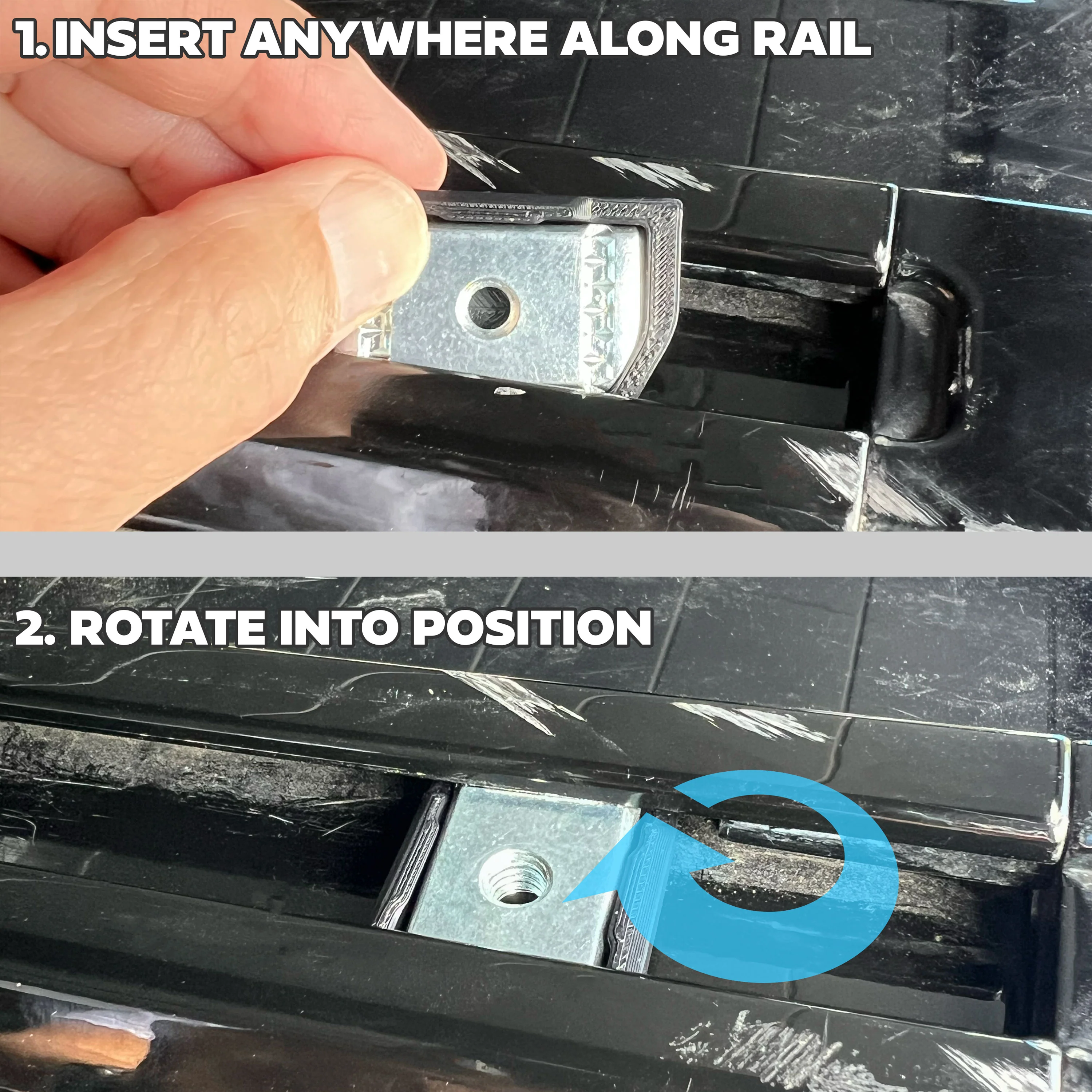 Roof Rail Channel Fixing Kit for Land Rover Defender L663 - M8 - Image 4