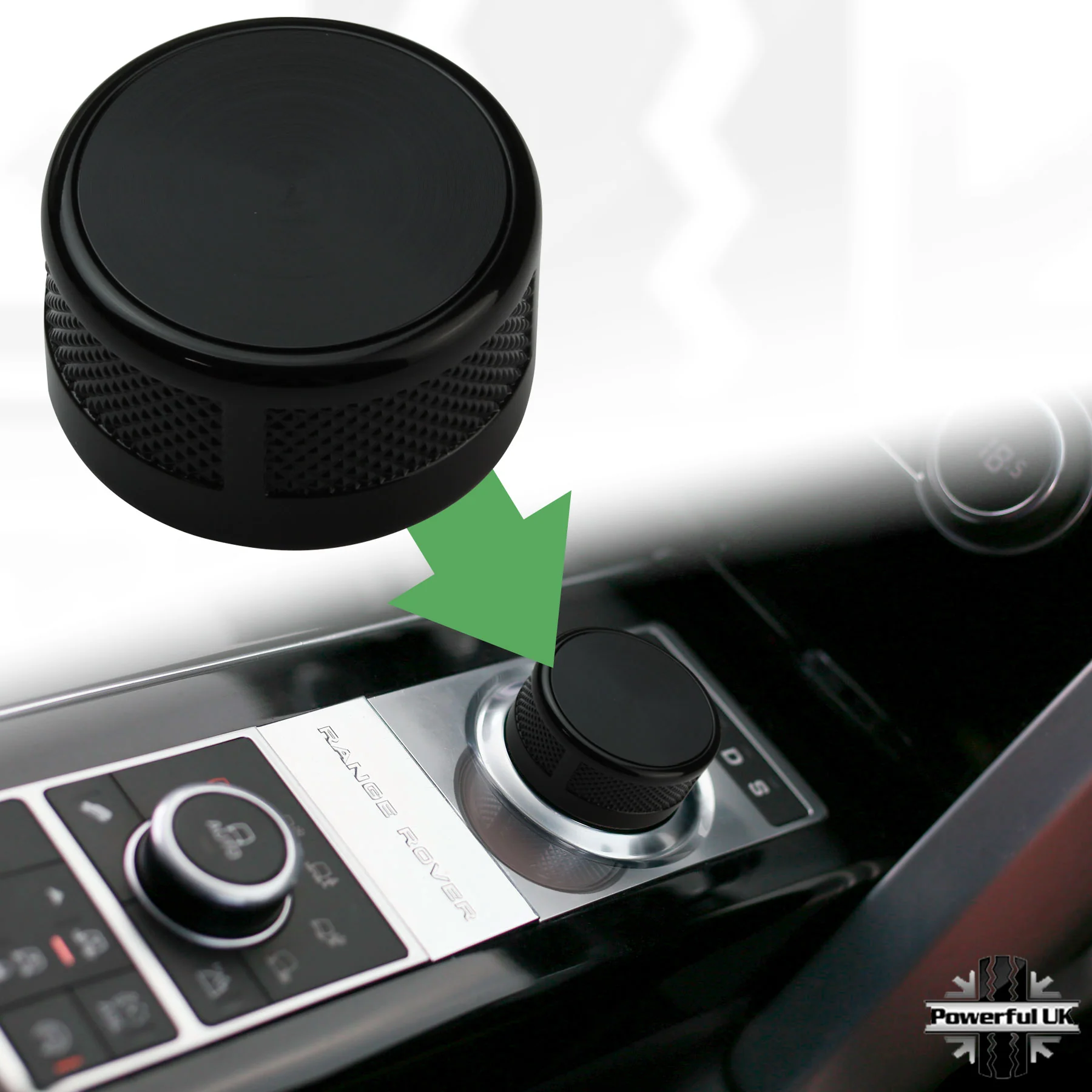 Rotary Gear Selector - Black for Jaguar XF - Image 4