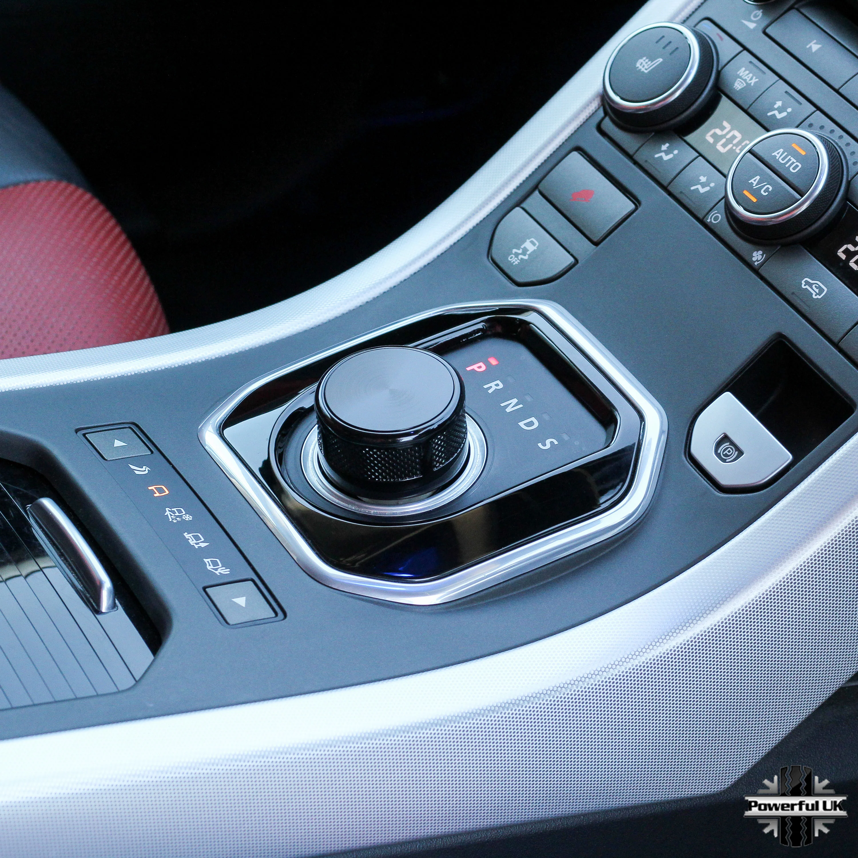 Black Rotary Gear Selector Knob for Jaguar XF - Image 4