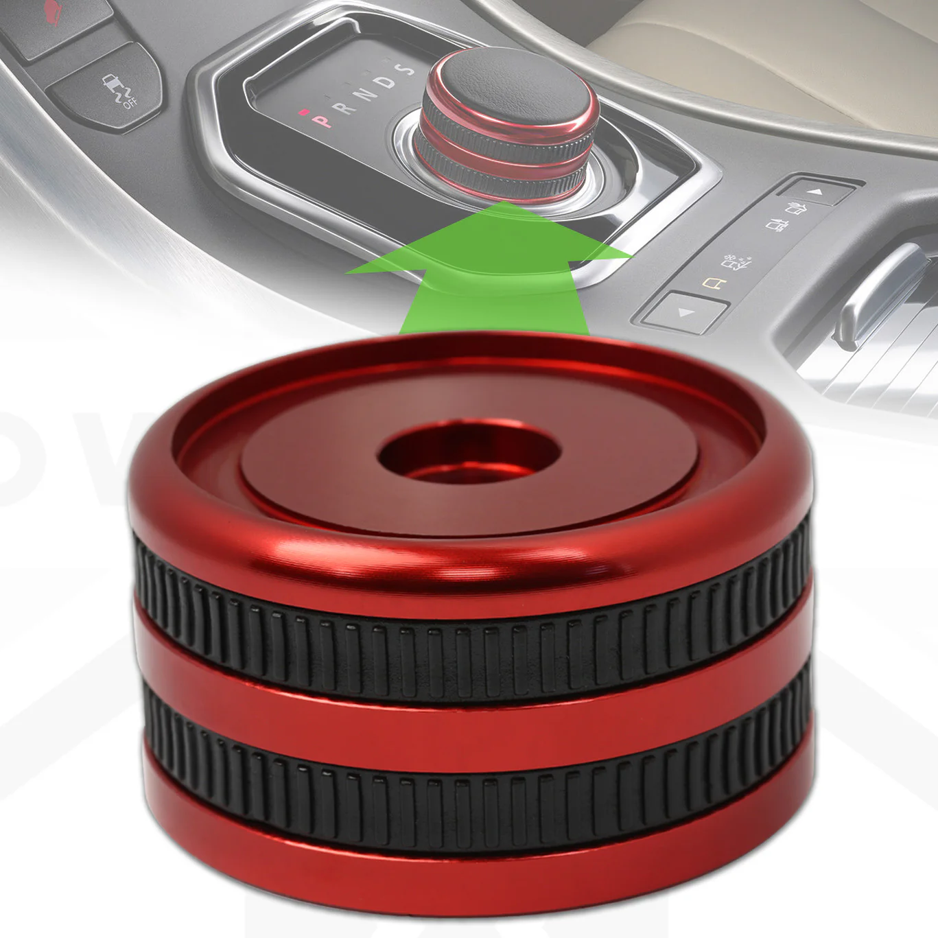 Rotary Shifter in Red - Genuine - for Range Rover L322 (2010-12) - Image 8