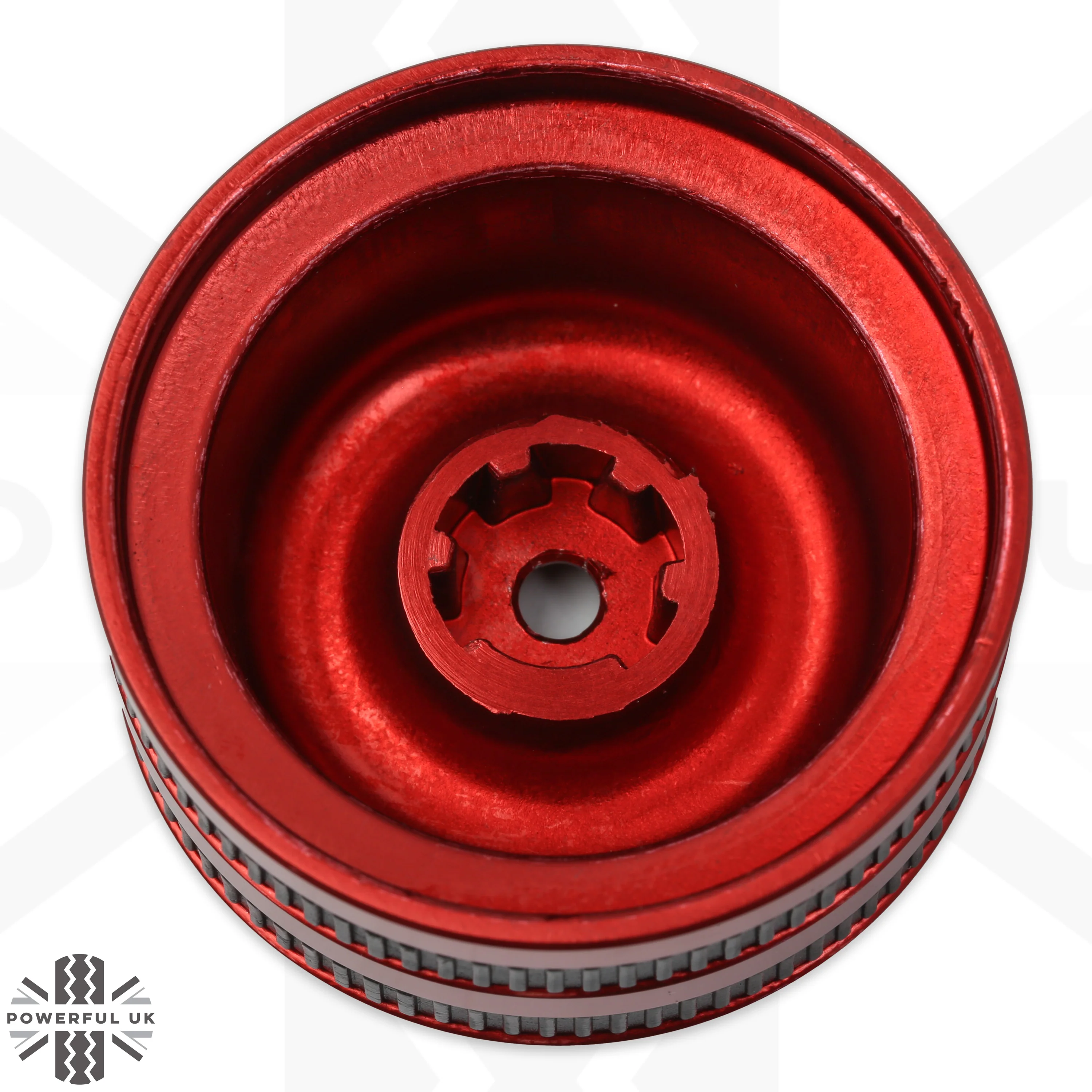 Rotary Shifter in Red - Type 2 - Genuine - for Range Rover Evoque (2011-18) - Image 5