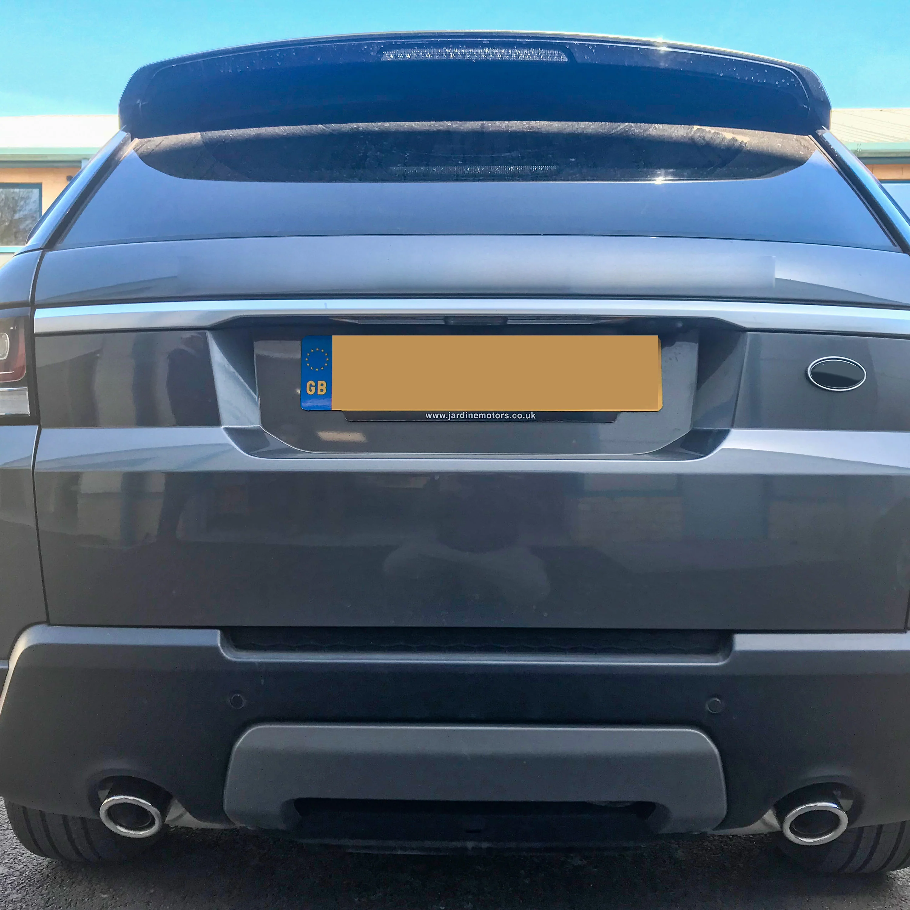 Round Exhaust Tips for Range Rover Sport L494 (2014-17) - Pair - DIESEL - Stanless - Image 3