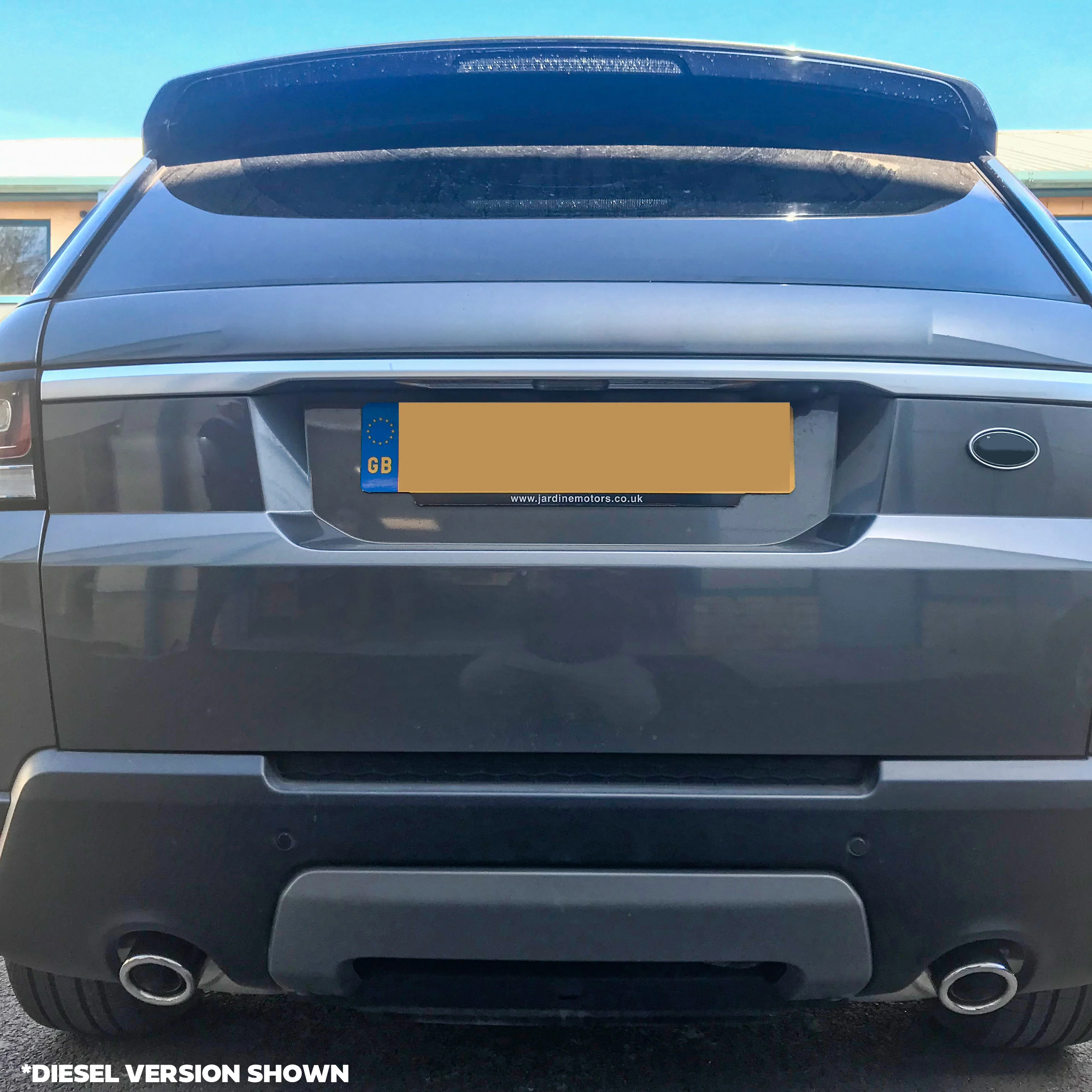 Round Exhaust Tips for Range Rover Sport L494 (2014-17) - Pair - PETROL- Stanless - Image 3