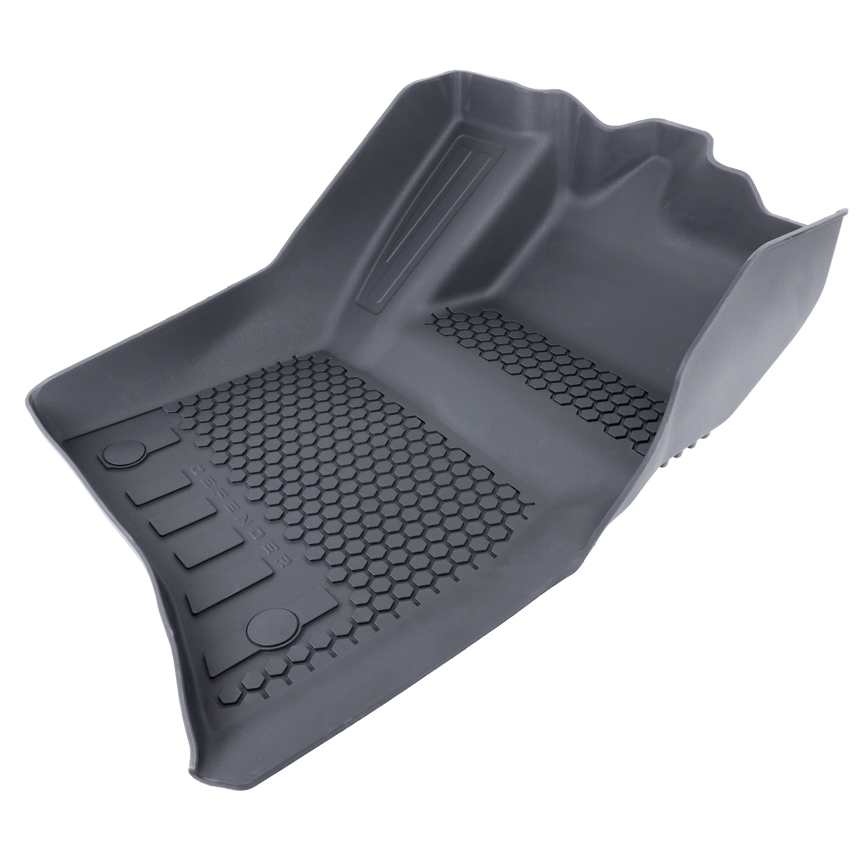 Rubber Floor Mat Set - Genuine - for Land Rover Defender L663(110 models) - RHD - 7 seat - Image 4