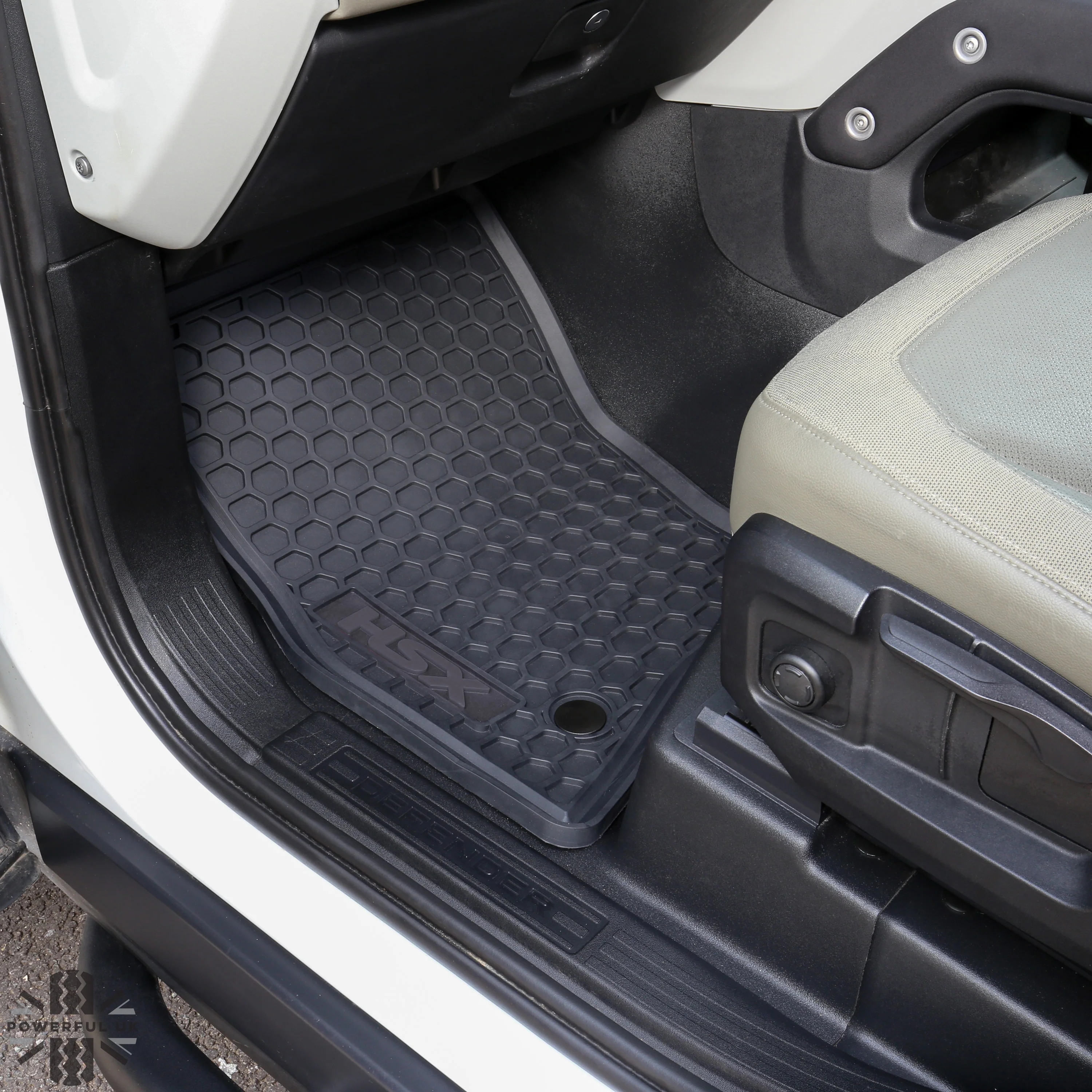 Rubber Floor Mat Set - RHD - for Land Rover Defender L663 (90 models) - Image 6