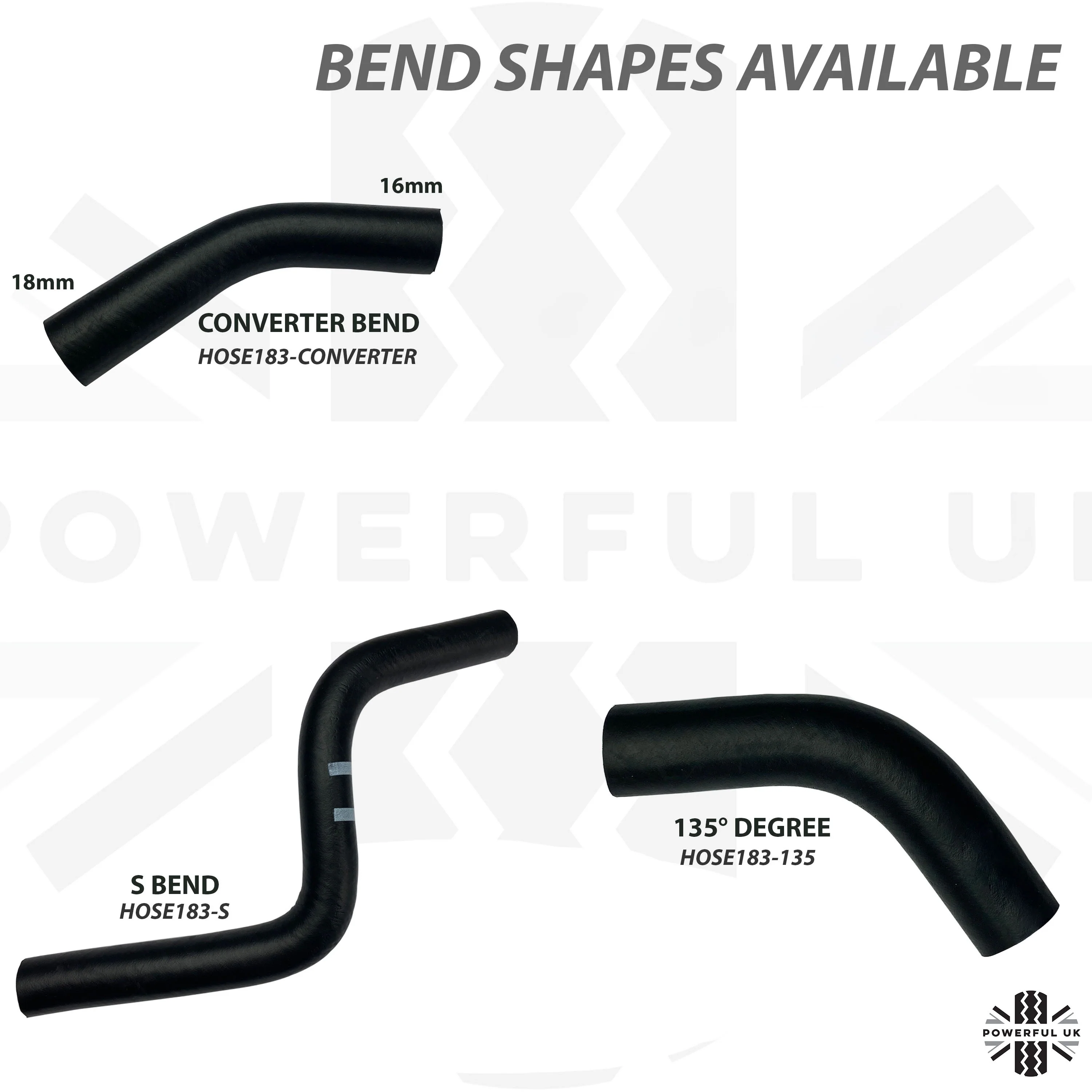 Rubber S Bend 16mm for Classic Kit Car - Image 3
