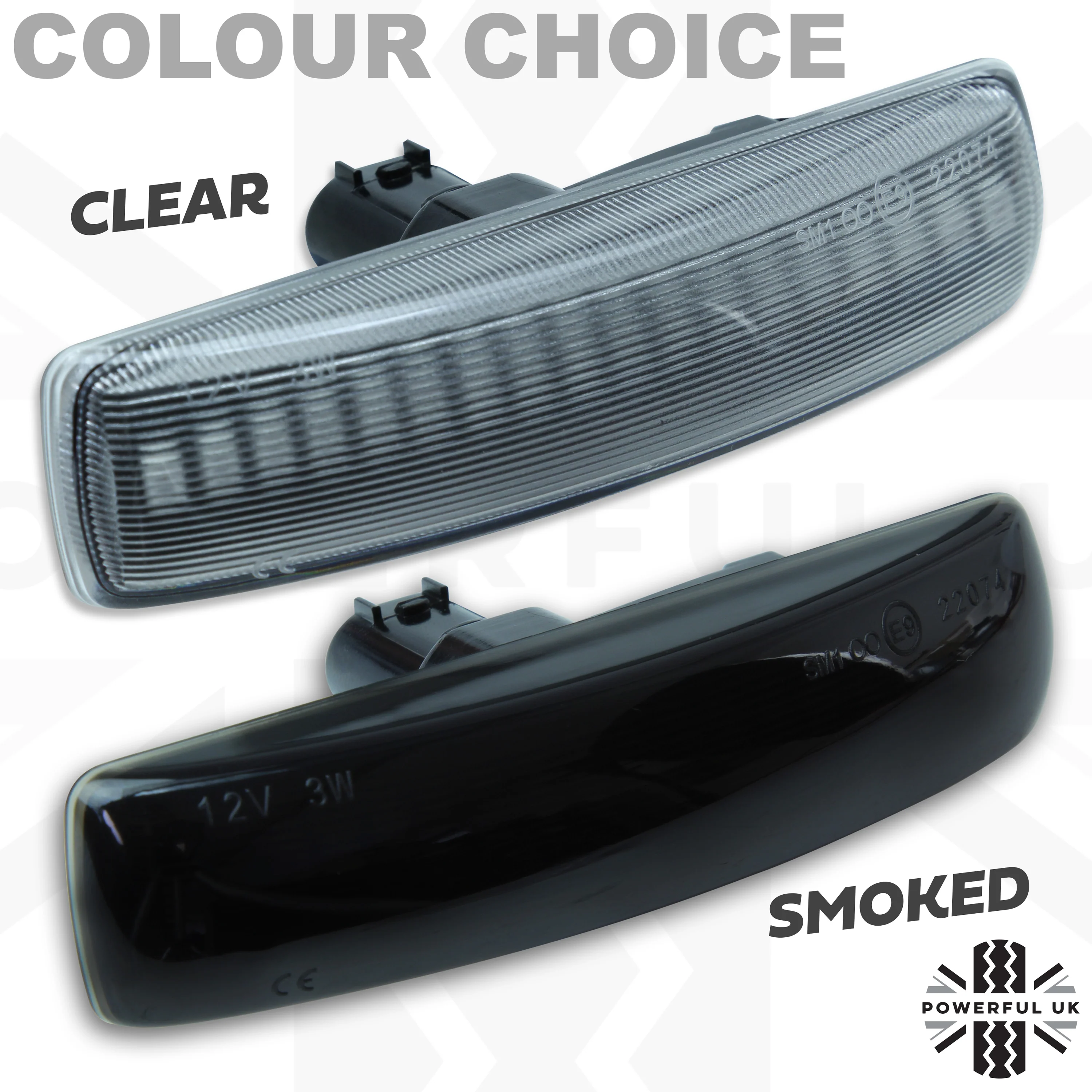 Side Repeaters for Land Rover Freelander 2  (Pair) - LED - Clear - Image 8
