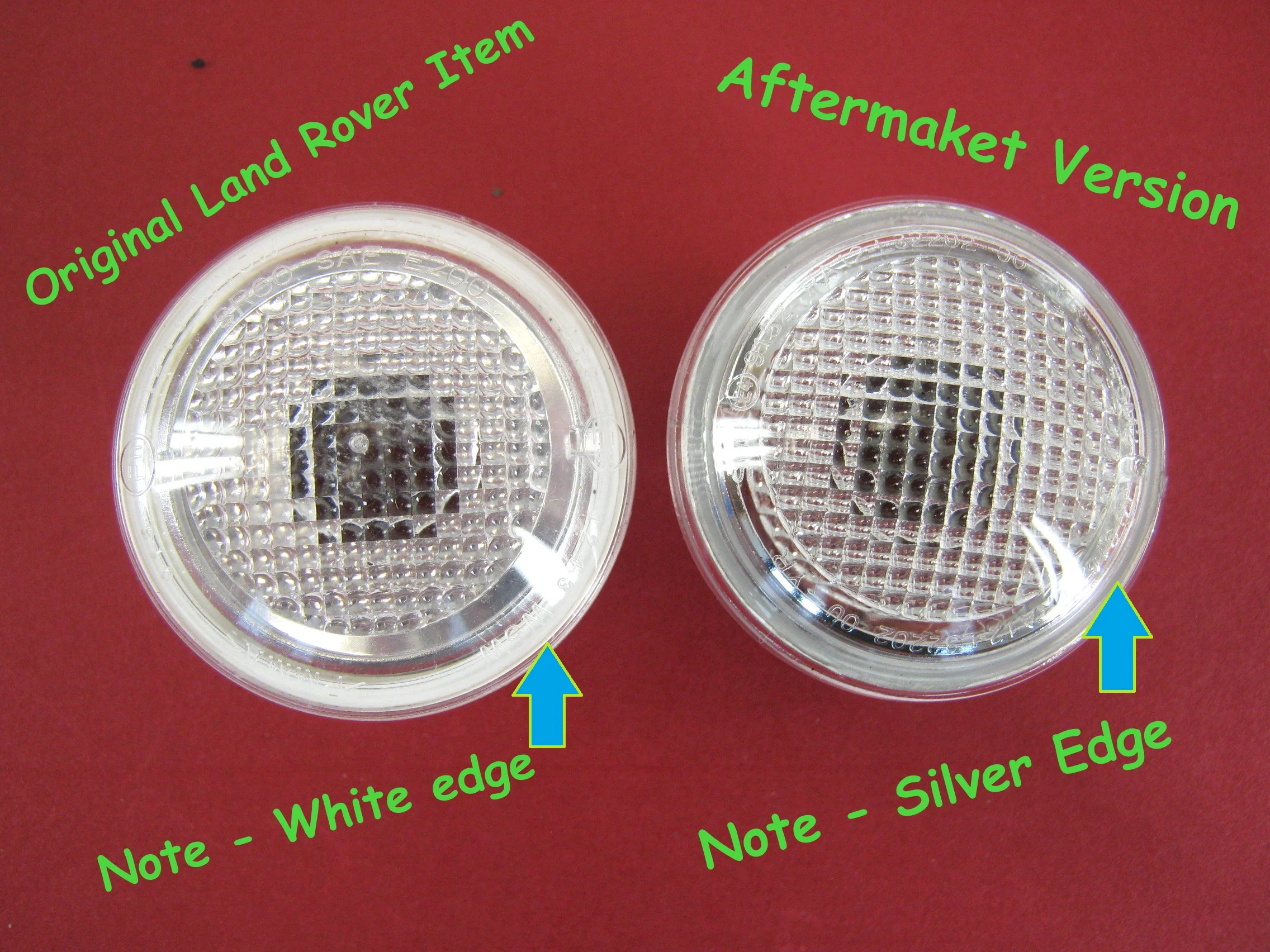 Side Repeaters (Pair) for Range Rover L322 - OE style Clear - Image 2
