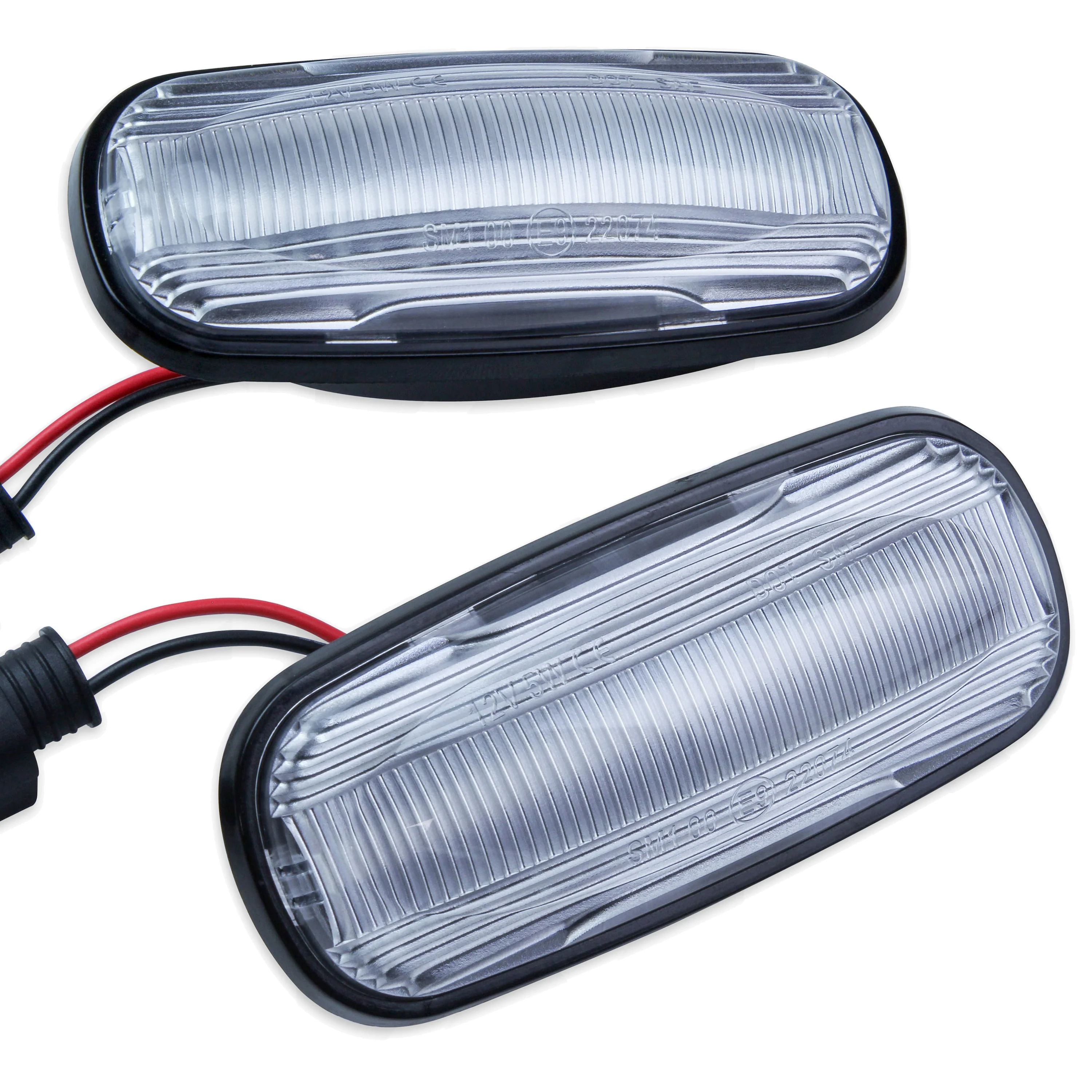 Side Repeaters (Pair) - LED - Clear - for Land Rover Discovery 2