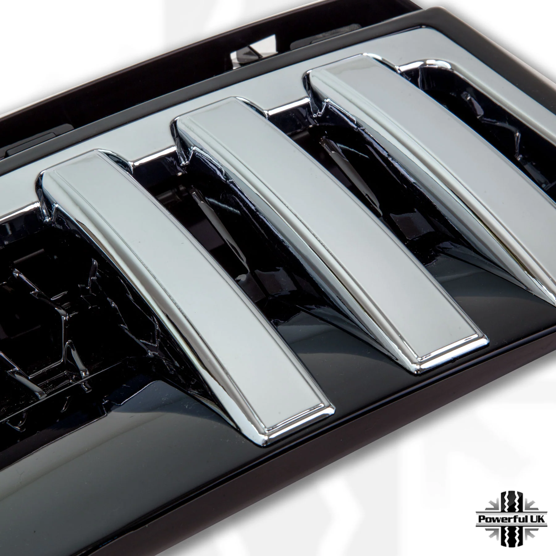 Side Vents - Black/Chrome/Black for Range Rover L322 - Image 3