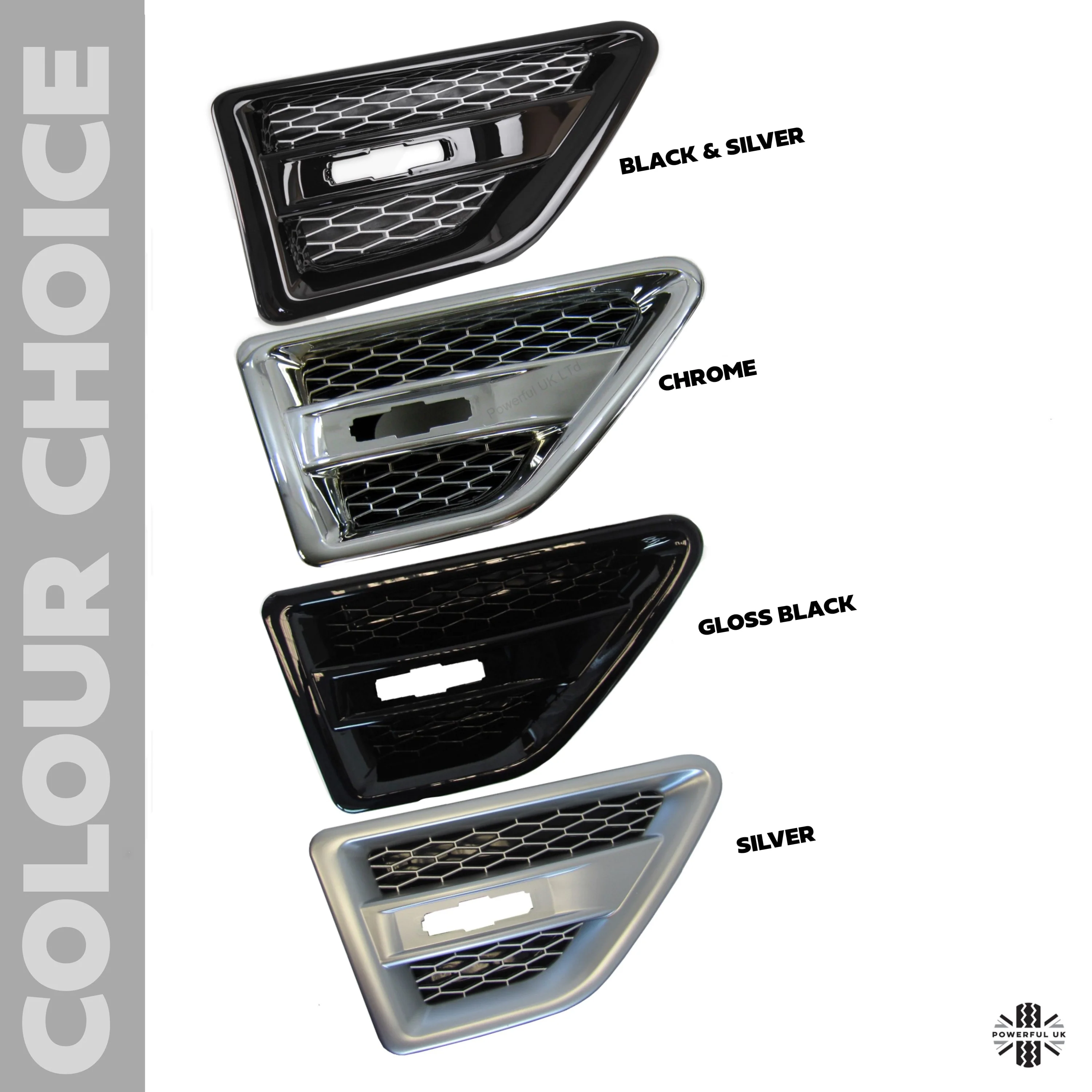 Side Vents - Chrome - for Land Rover Freelander 2 - PAIR - Image 7