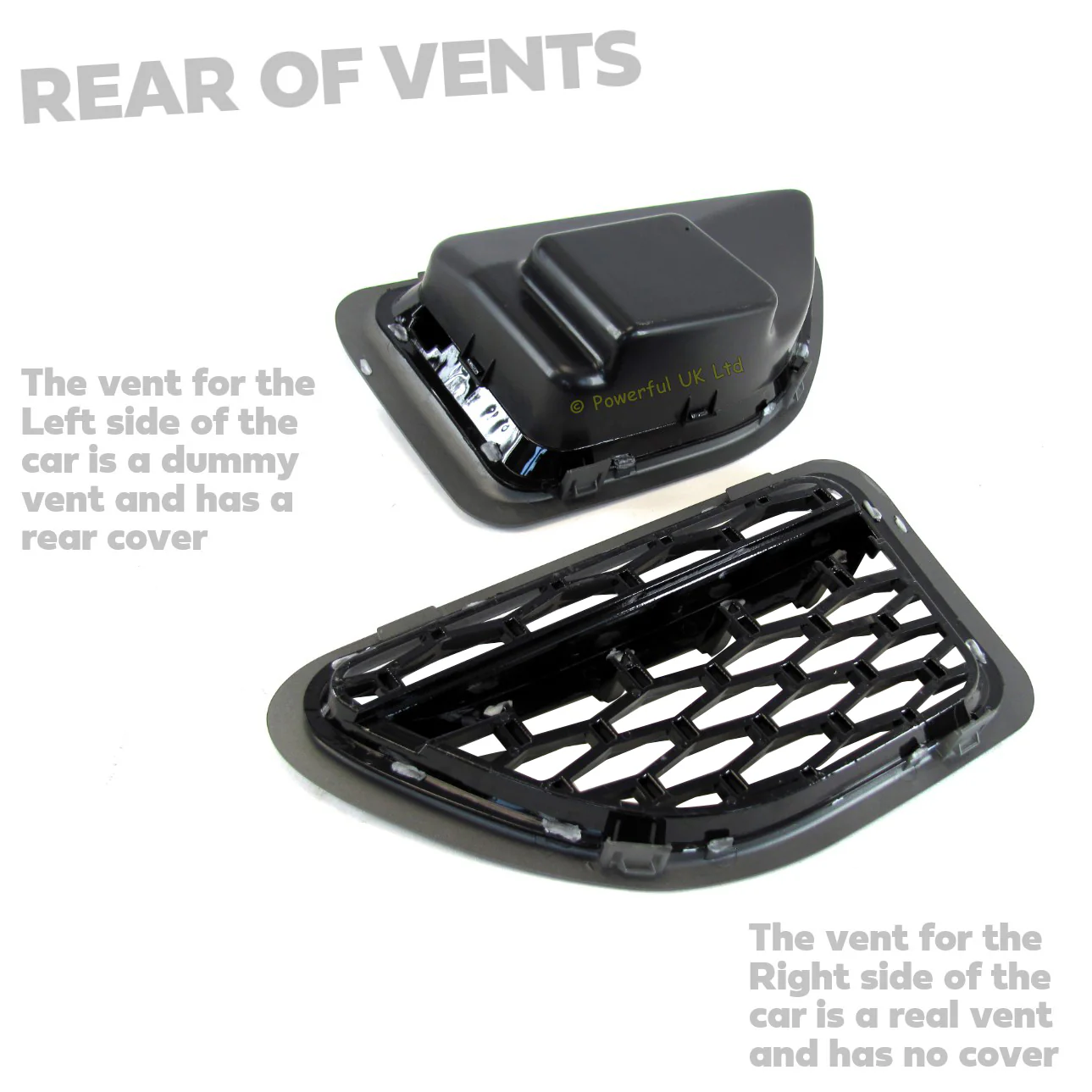 Side Vents - Full Black for Range Rover Sport 2005 - Image 4