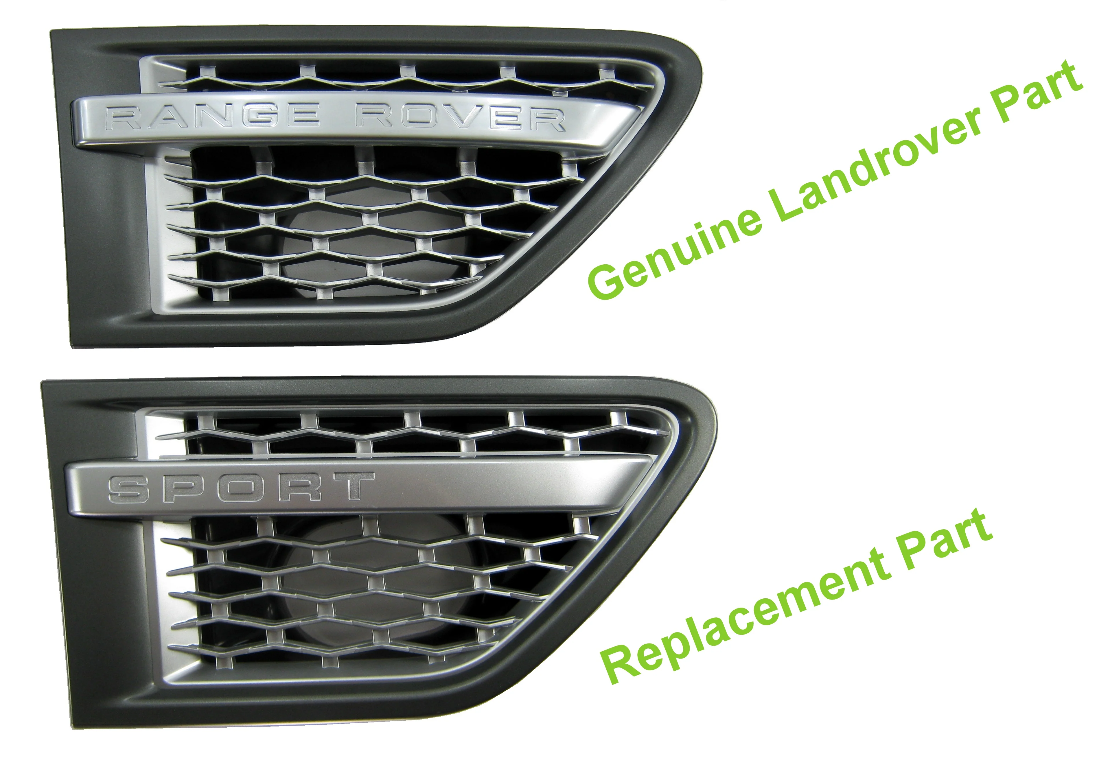Side Vents - Grey/Silver/Silver for Range Rover Sport 2010 - Image 7