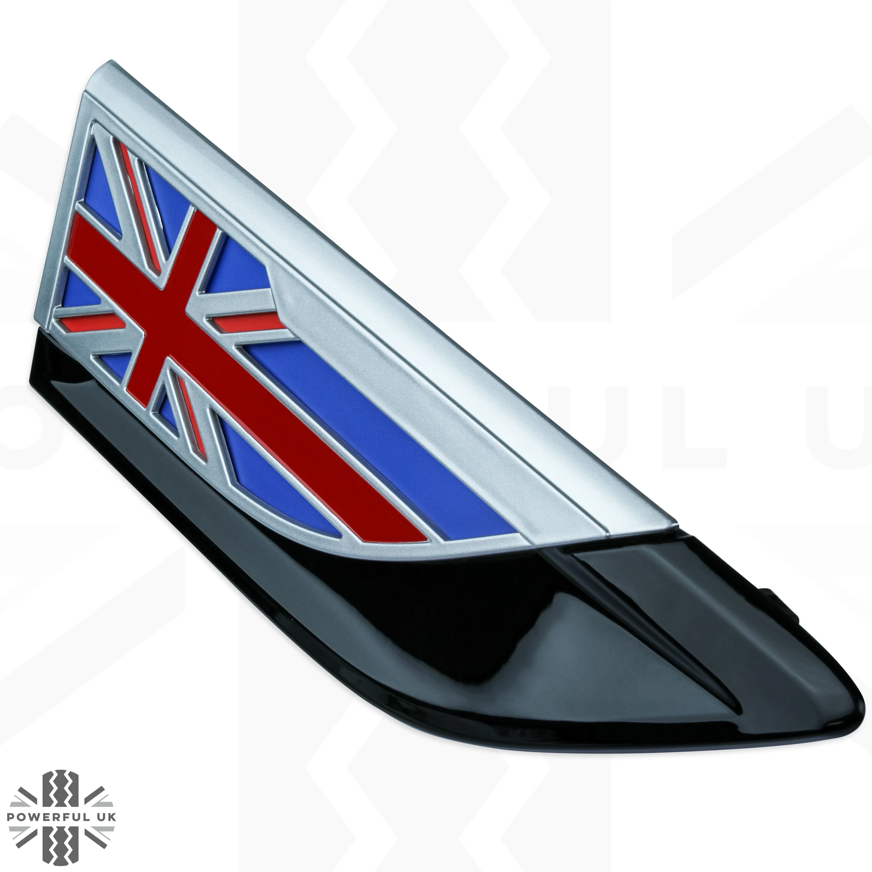 Side Vents - Union Jack Blue & Red - for Land Rover Discovery 5 - Image 4