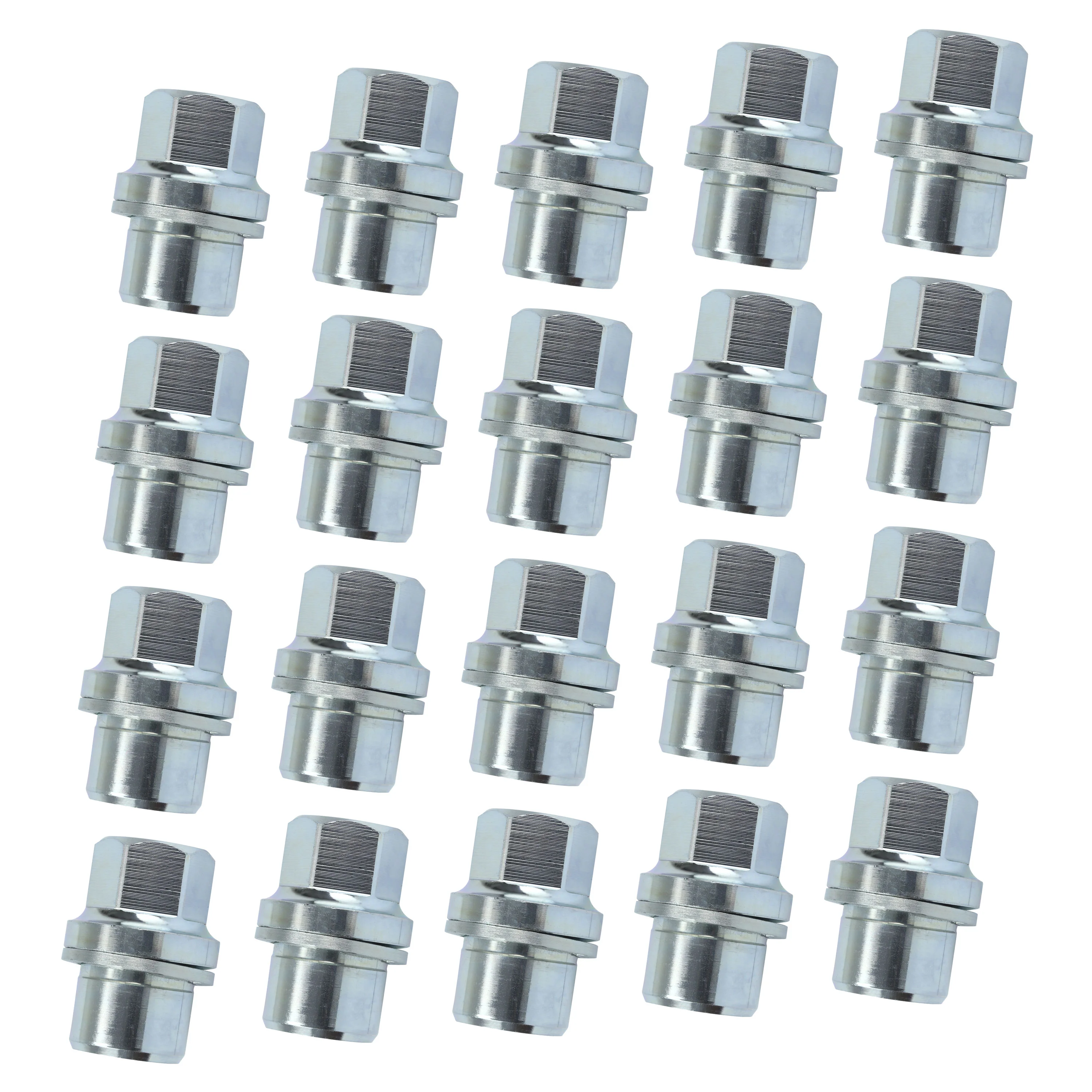 Silver Alloy Wheel Nuts 20pc kit for Range Rover Classic - Image 2