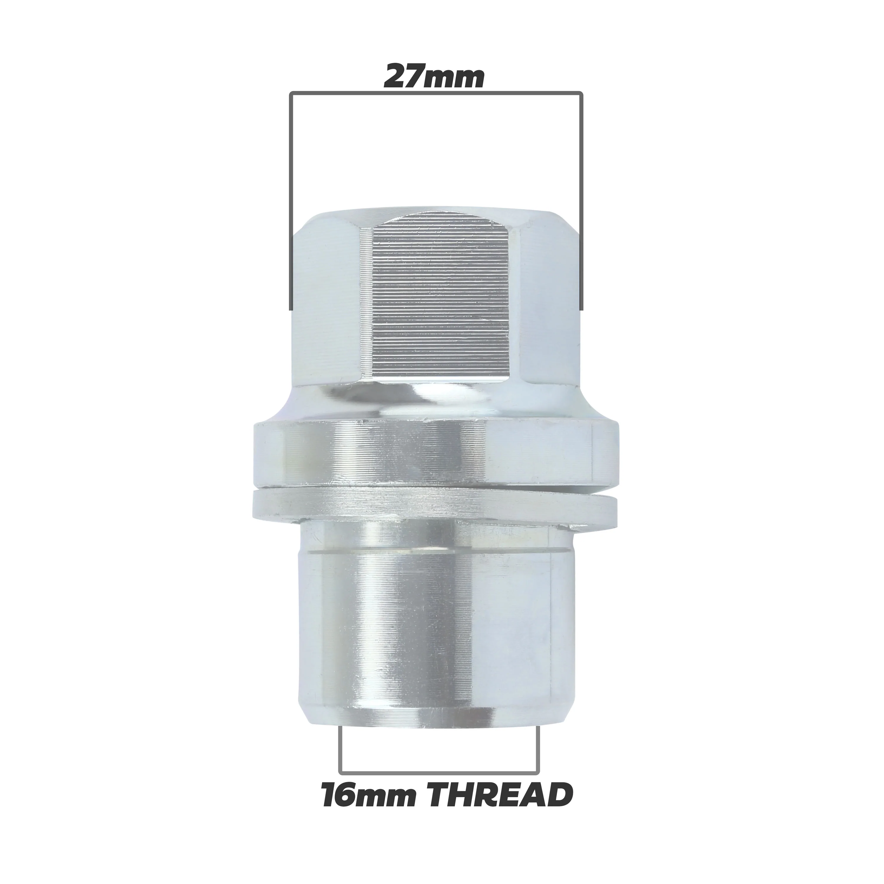 Silver Alloy Wheel Nuts 5pc kit for Land Rover Discovery 1 - Alloy wheel type - Image 8