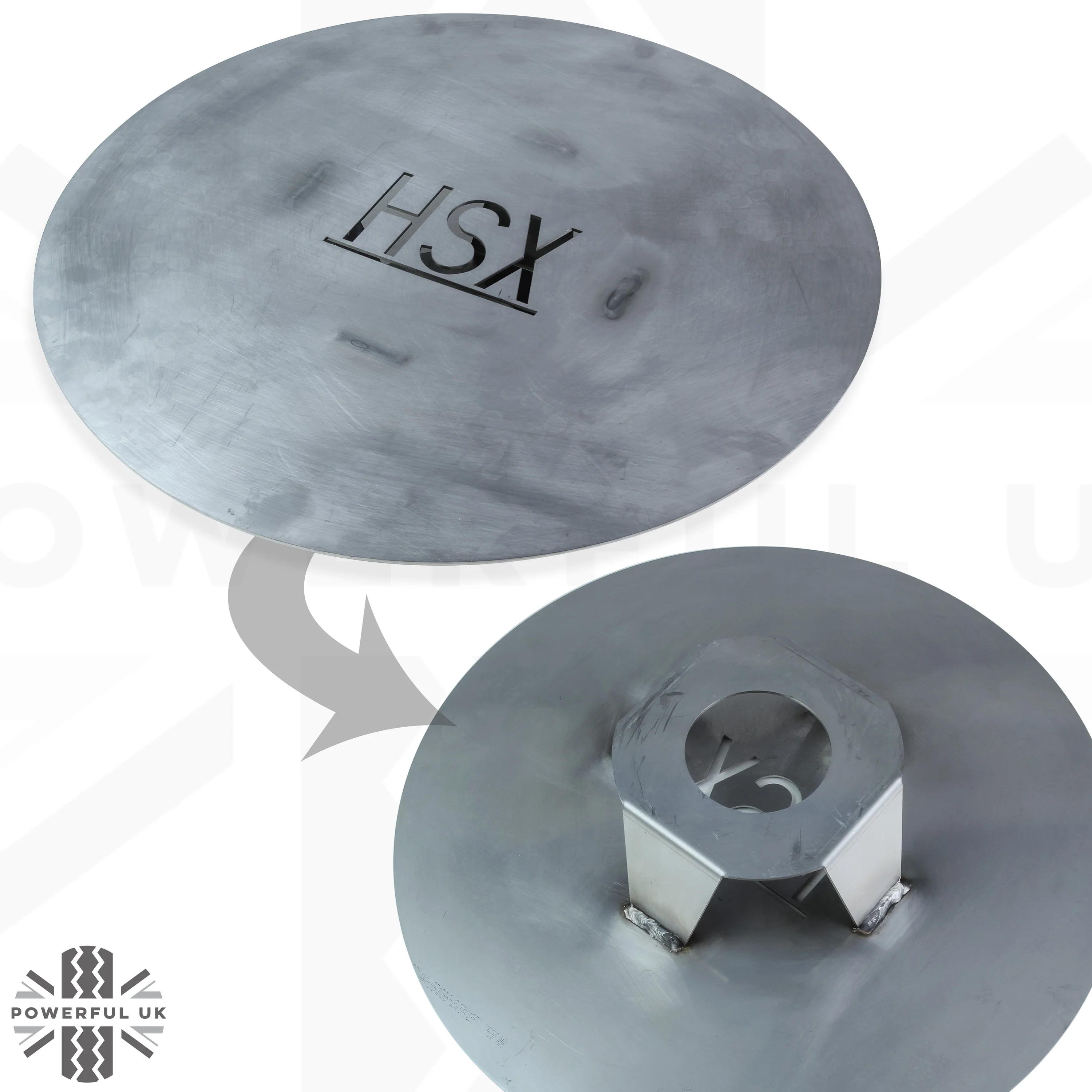 Spare Wheel Anti-theft Protection Disc - Stainless for Land Rover Discovery 5 - Image 2