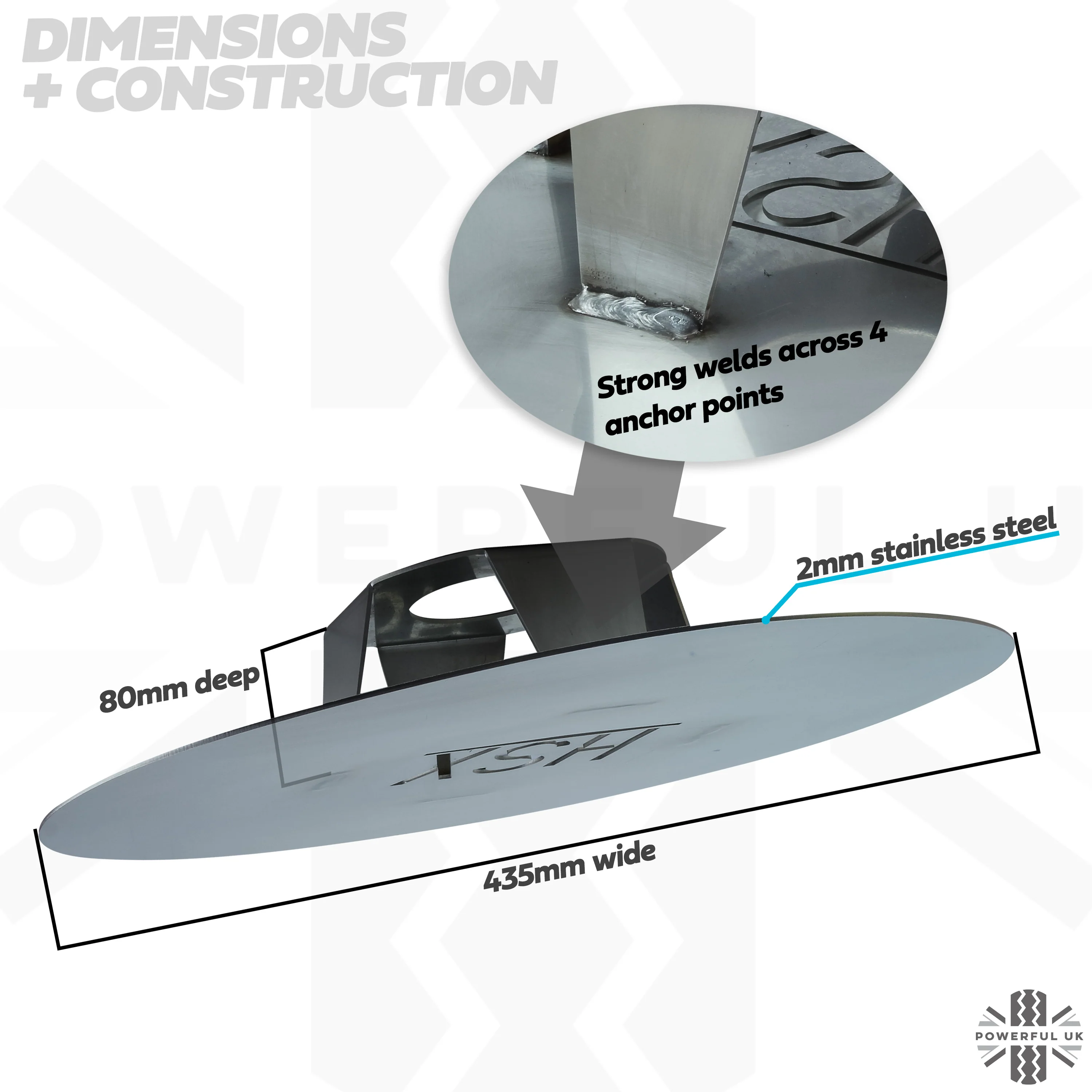 Spare Wheel Anti-theft Protection Disc - Stainless for Land Rover Discovery 5 - Image 9