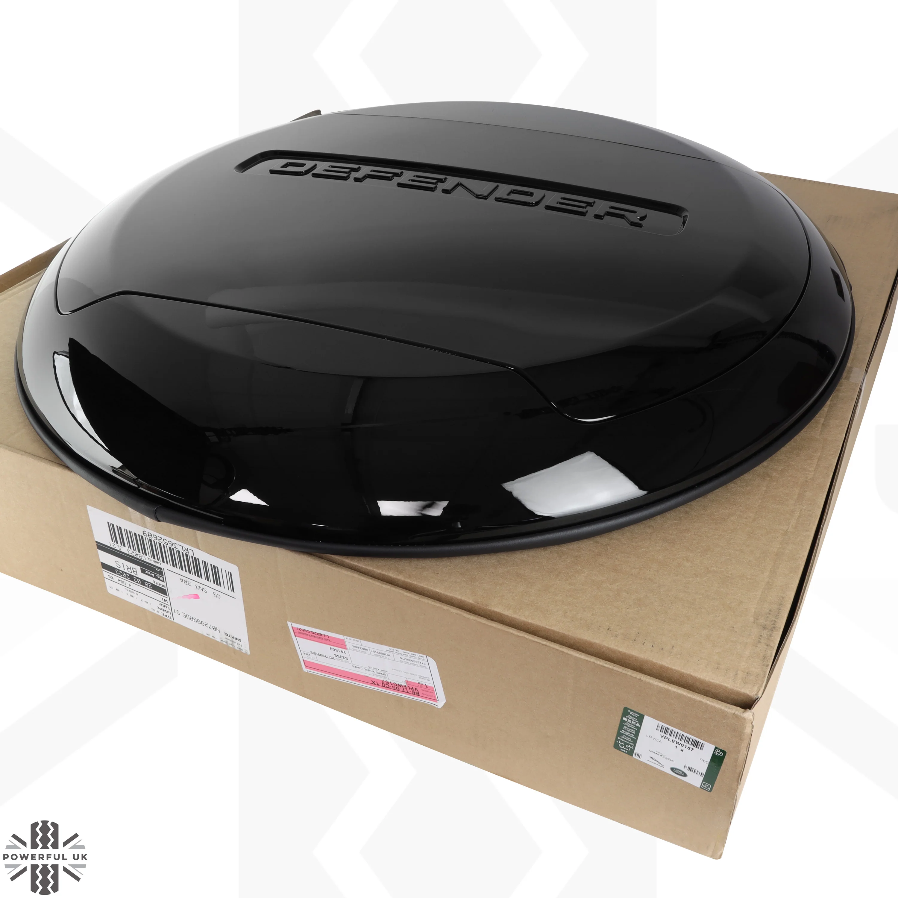 Spare Wheel Cover - Genuine for Land Rover Defender L663 - Gloss Black - Image 5