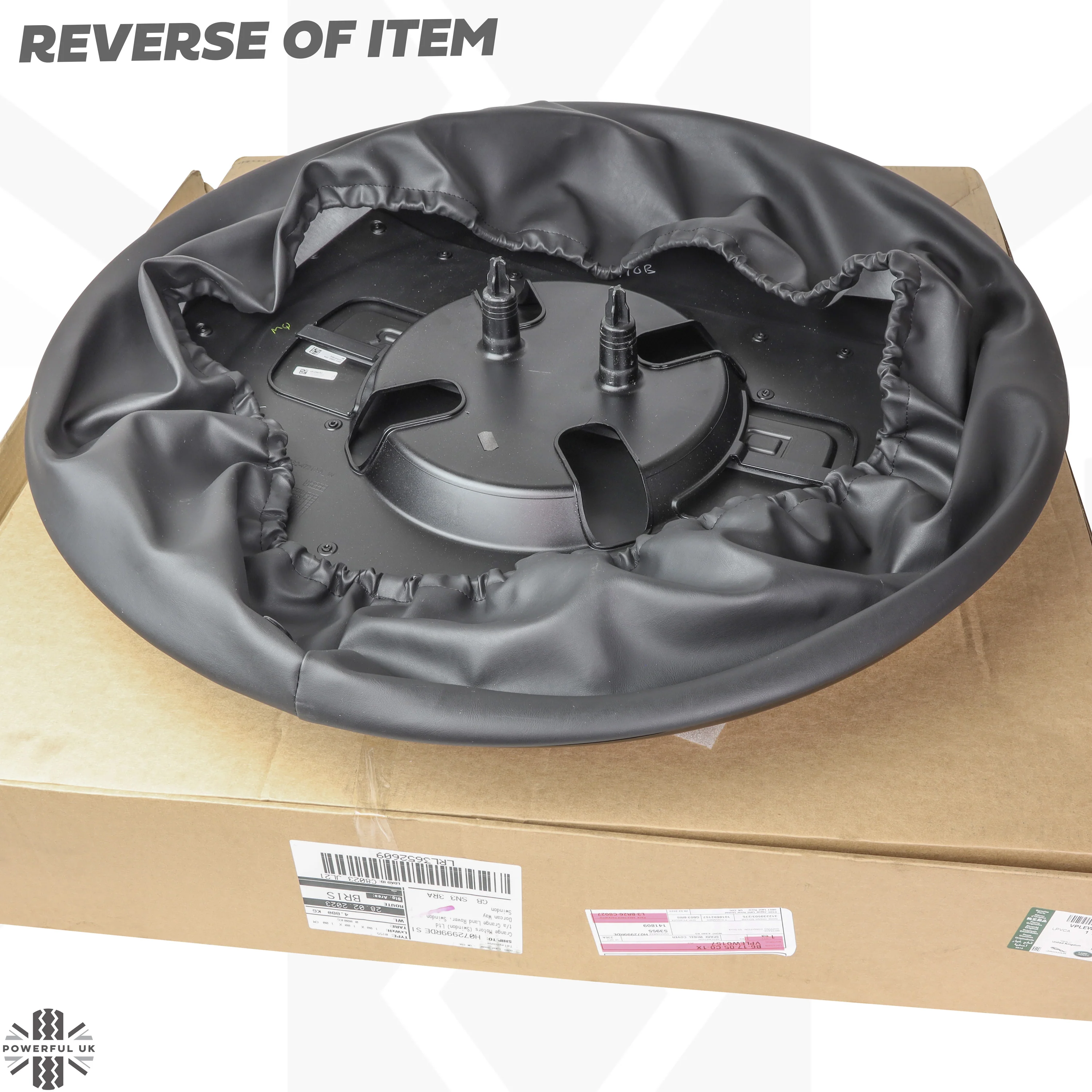 Spare Wheel Cover - Genuine for Land Rover Defender L663 - Gloss Black - Image 7