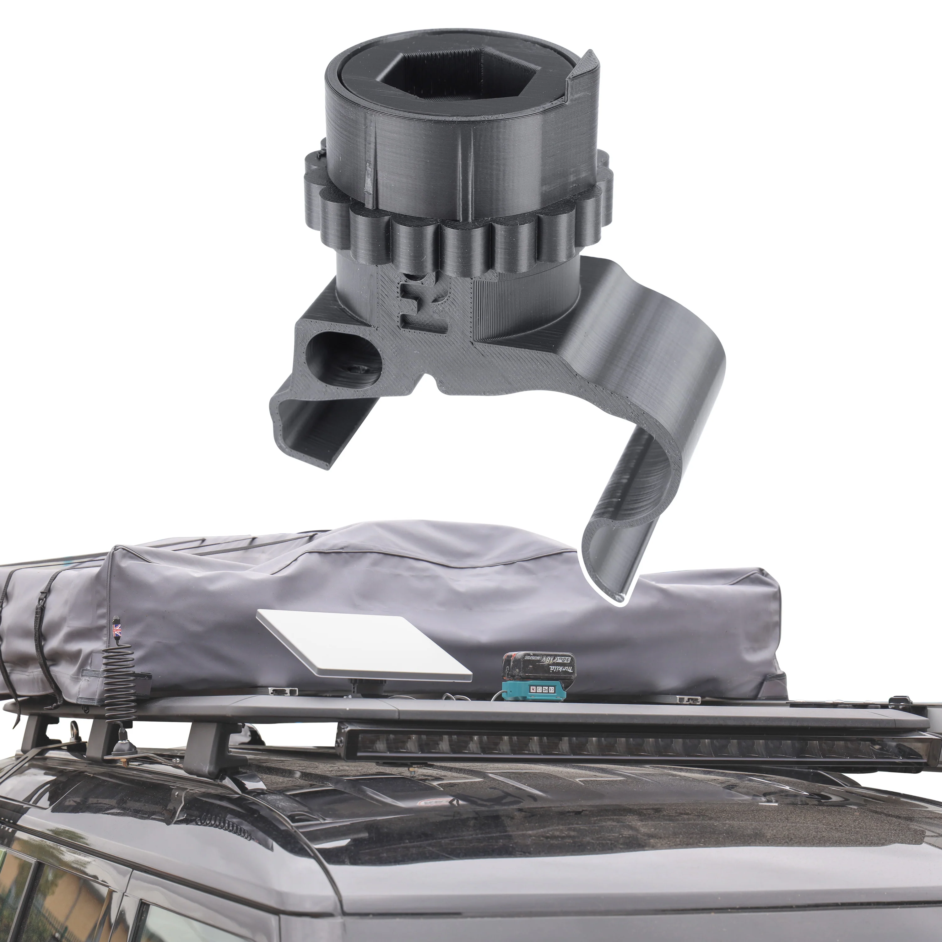 Starlink Mini Mount for Land Rover Defender L663 Expedition Roof Rack (for EARLY type Starlink mount)