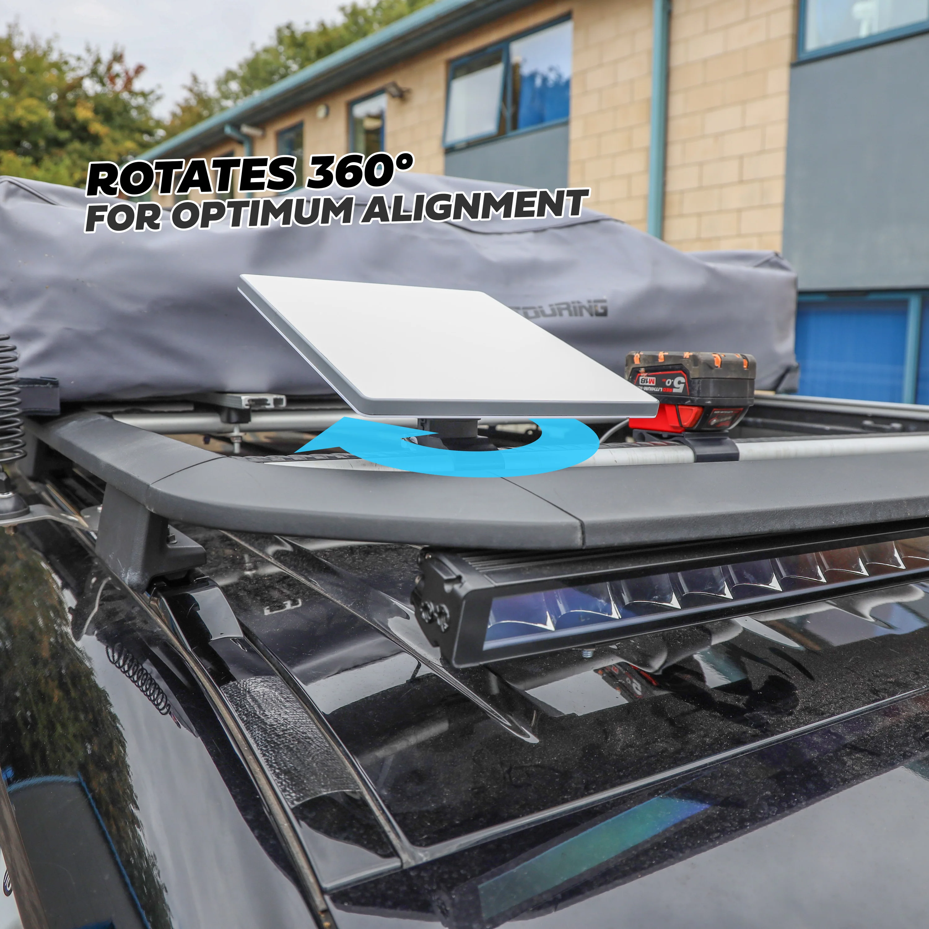 Starlink Mini Mount for Land Rover Defender L663 Expedition Roof Rack (for EARLY type Starlink mount) - Image 9