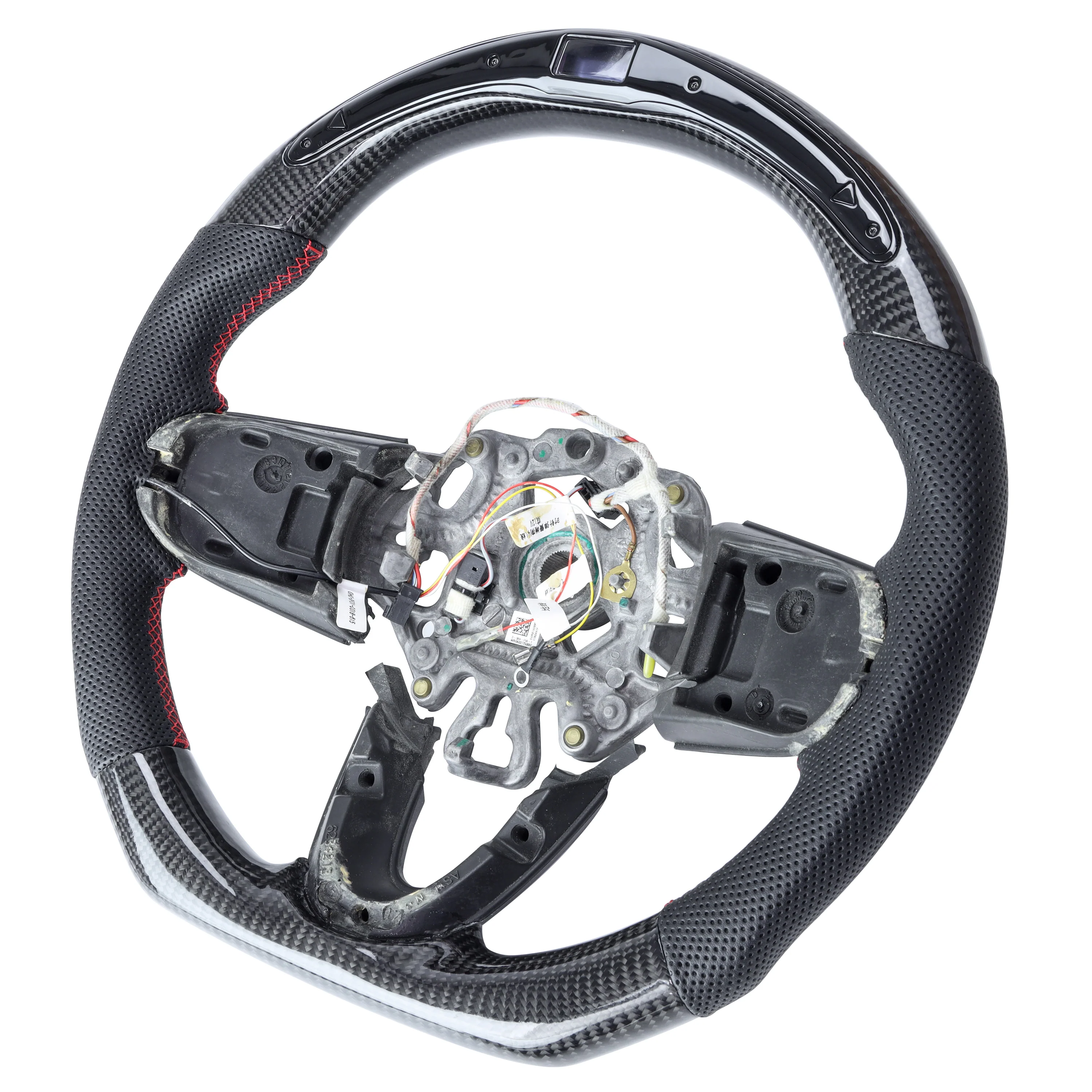 Multi-Function Display Steering Wheel - Carbon Fibre + Sports Grip for BMW Mini F54,F55,F56 - Image 4