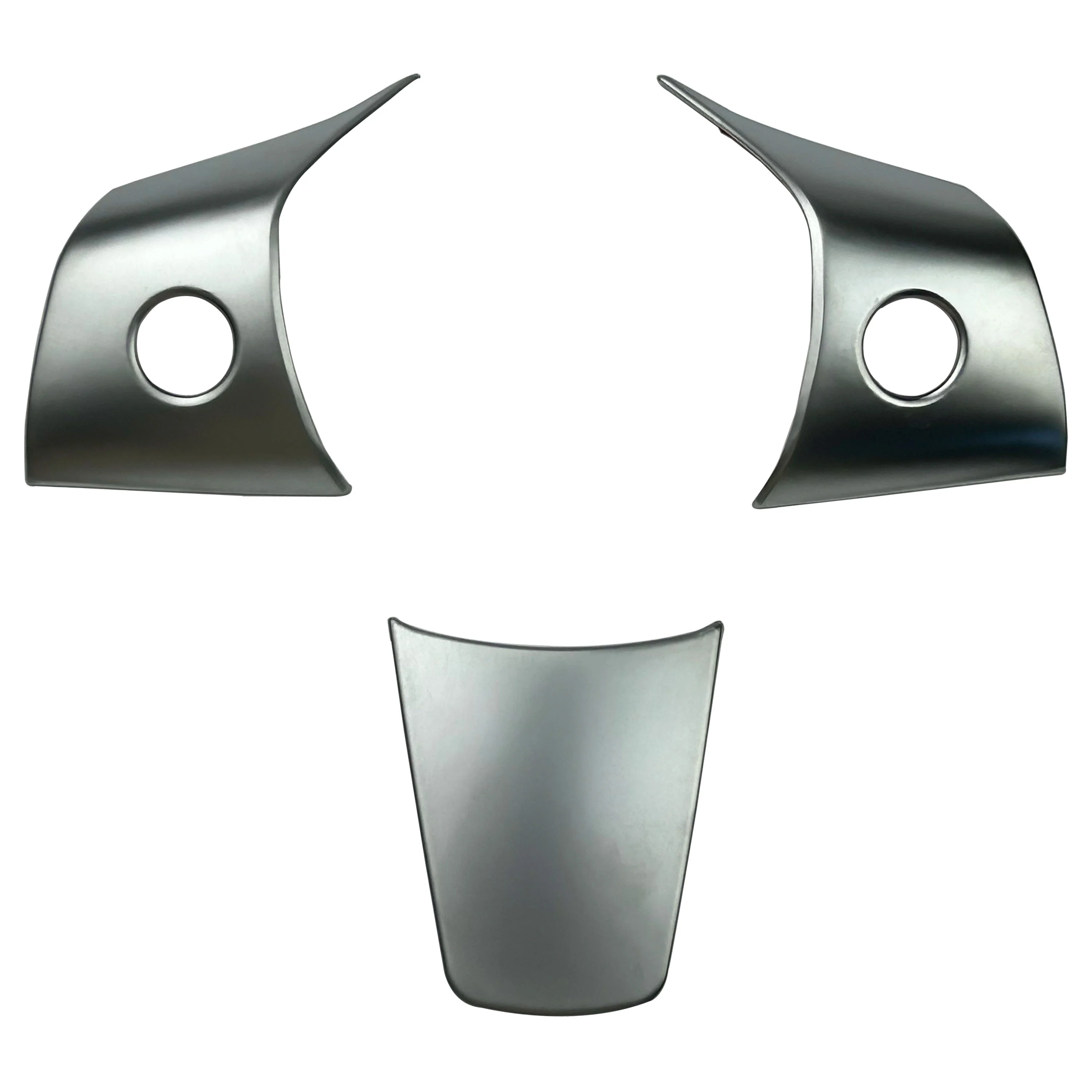 Steering Wheel Column Cover Trims for Tesla Model 3 - Chrome - Image 5