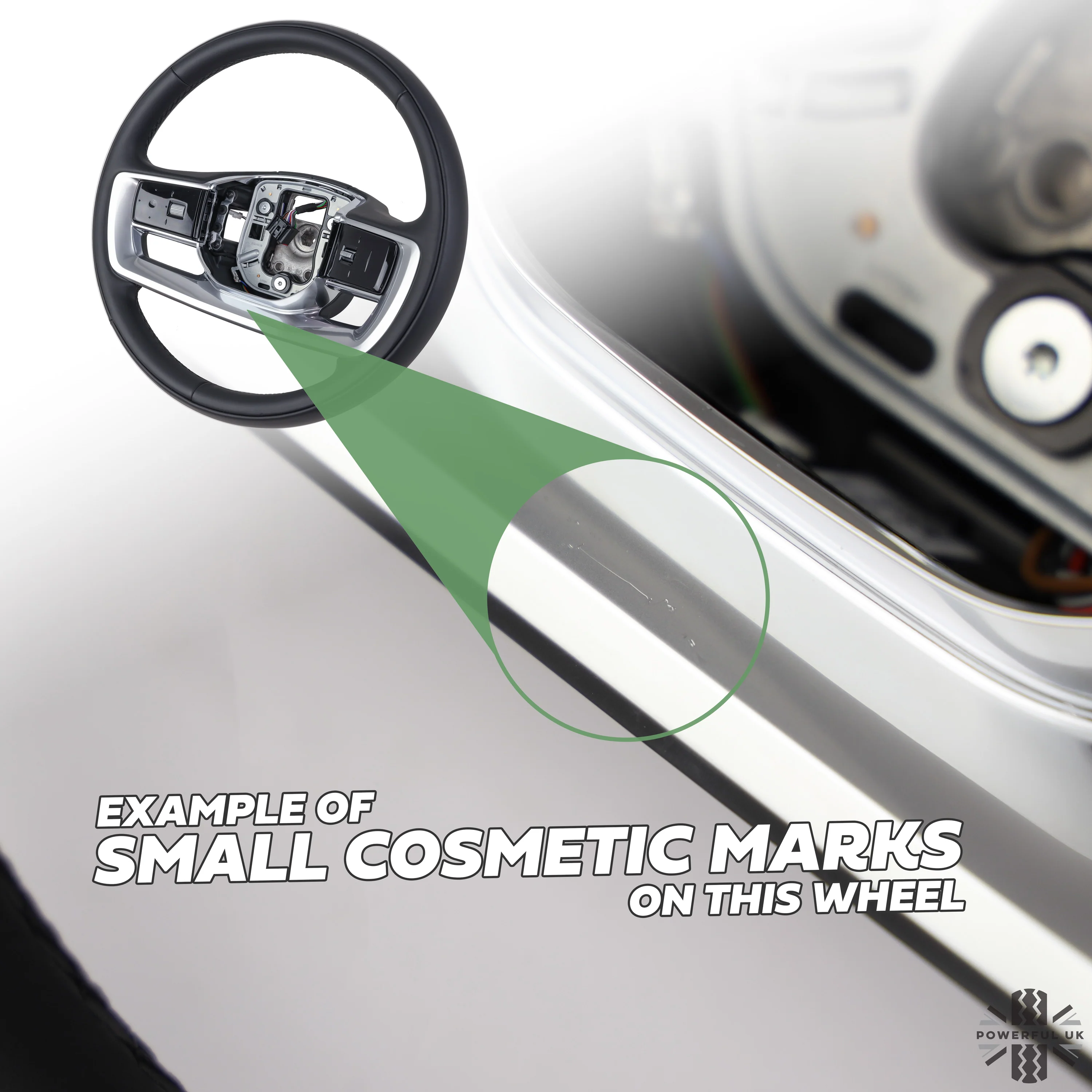 Steering Wheel - HEATED - All Leather for Range Rover L460 - Image 5