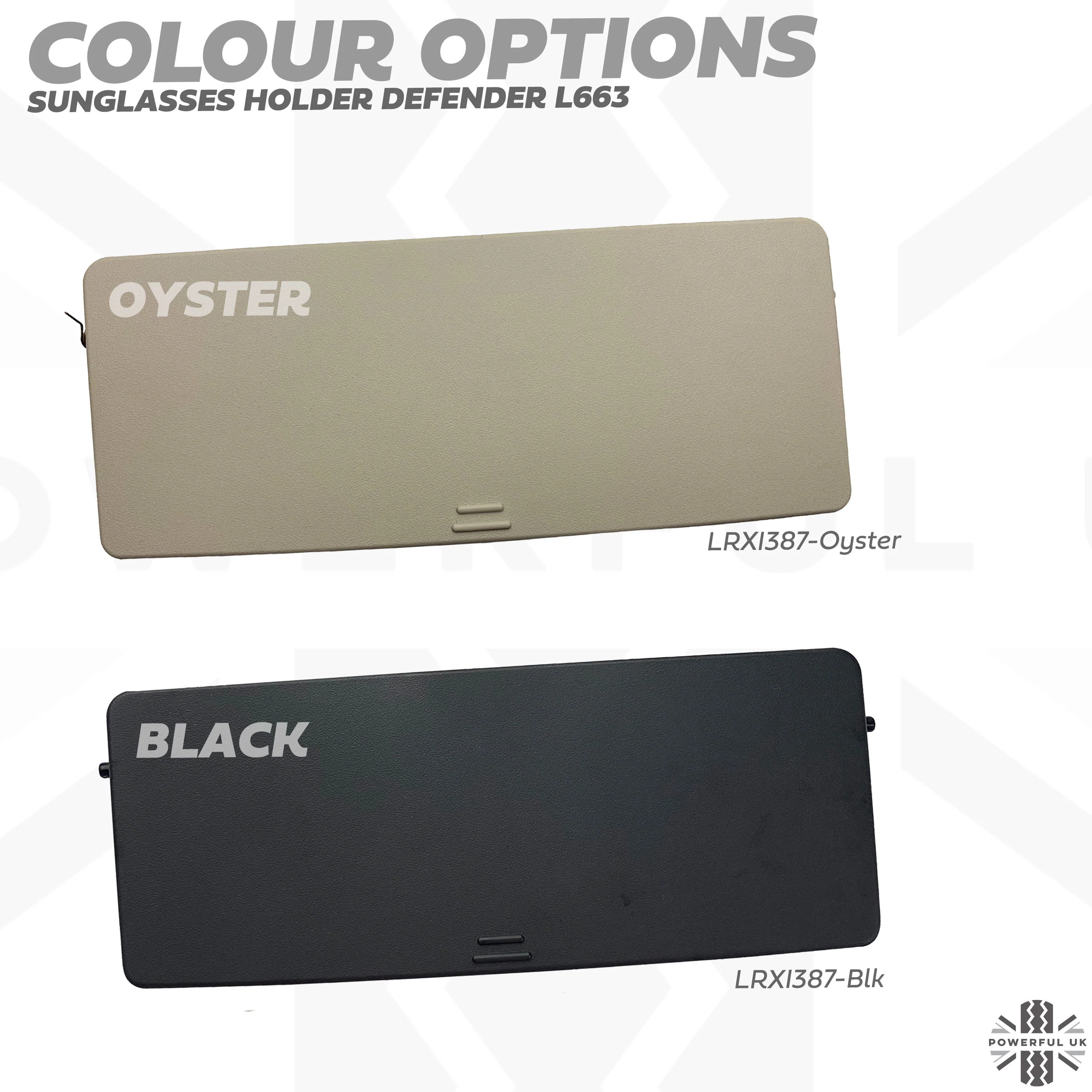 Sunglass Holder Retrofit Kit for Land Rover Defender L663 - Oyster - Image 10