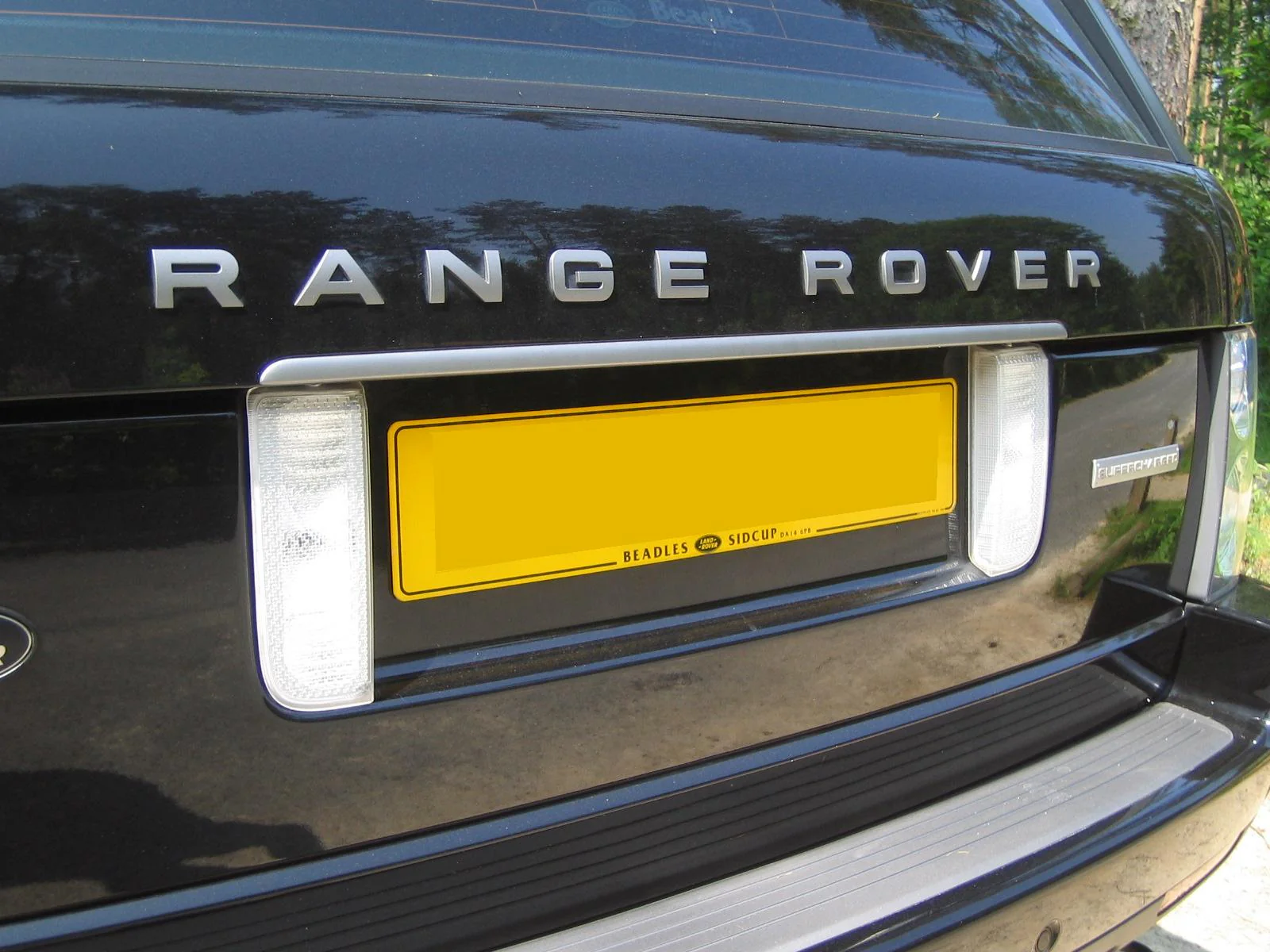 SUPERCHARGED Badge - Silver ( Genuine ) for Range Rover L322 - Image 4