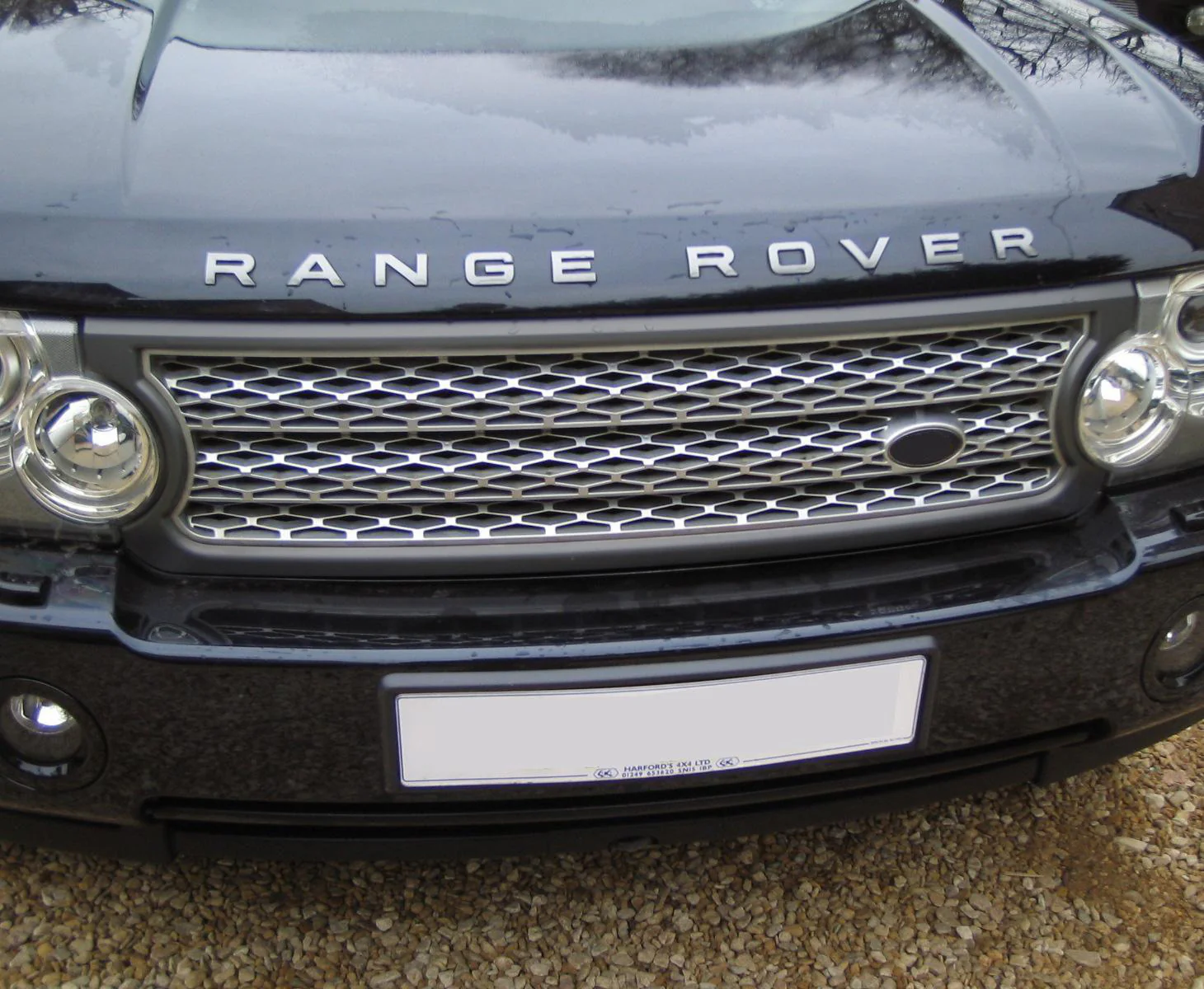 "Supercharged Style" Grille for Range Rover L322 05-09 - Grey + Silver - Image 9