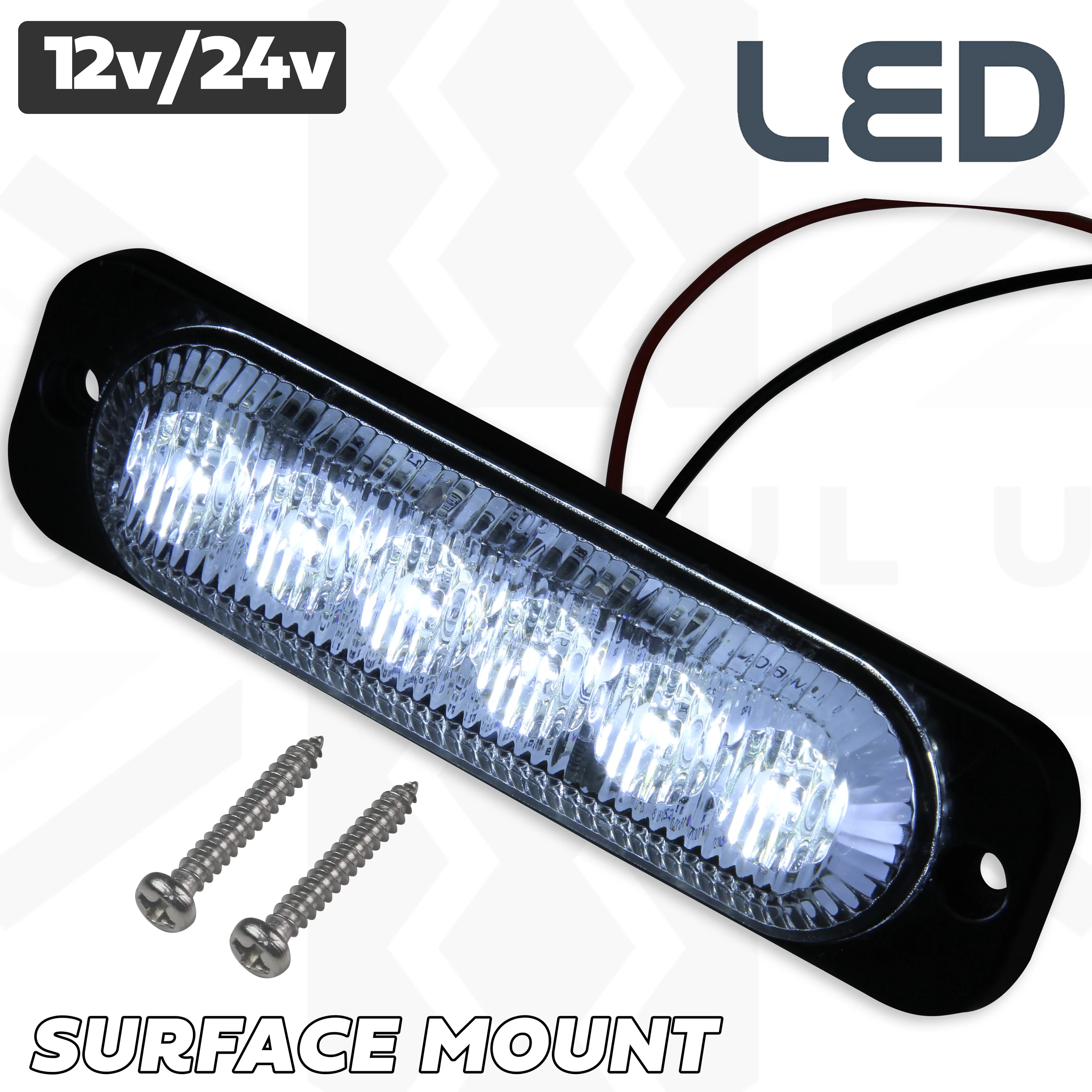 Surface Mount LED Modules - Rectangle Shape - White - PAIR - Image 4