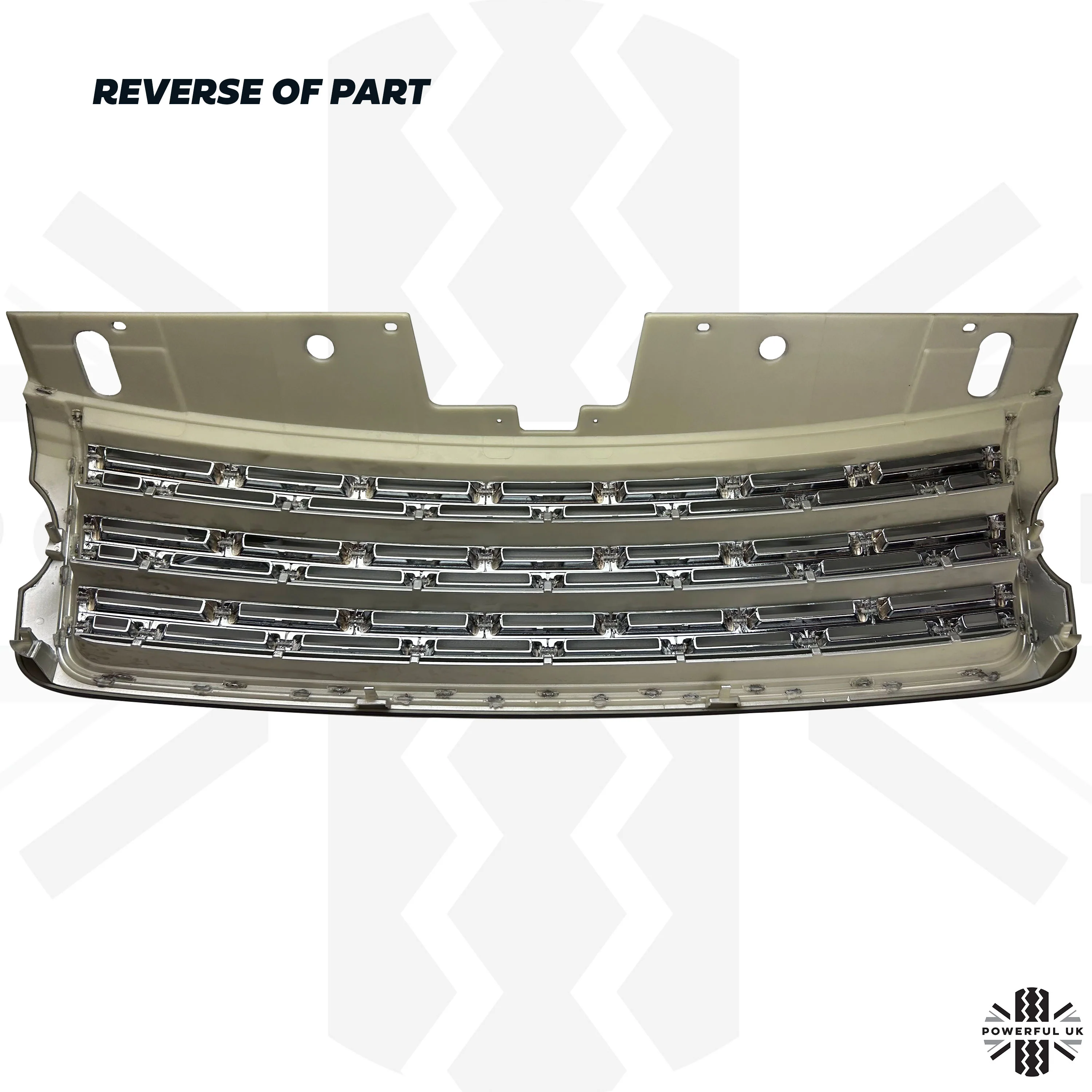 SV Autobiography Style Black/Chrome/Silver Front Grille for Range Rover L405 - Image 4