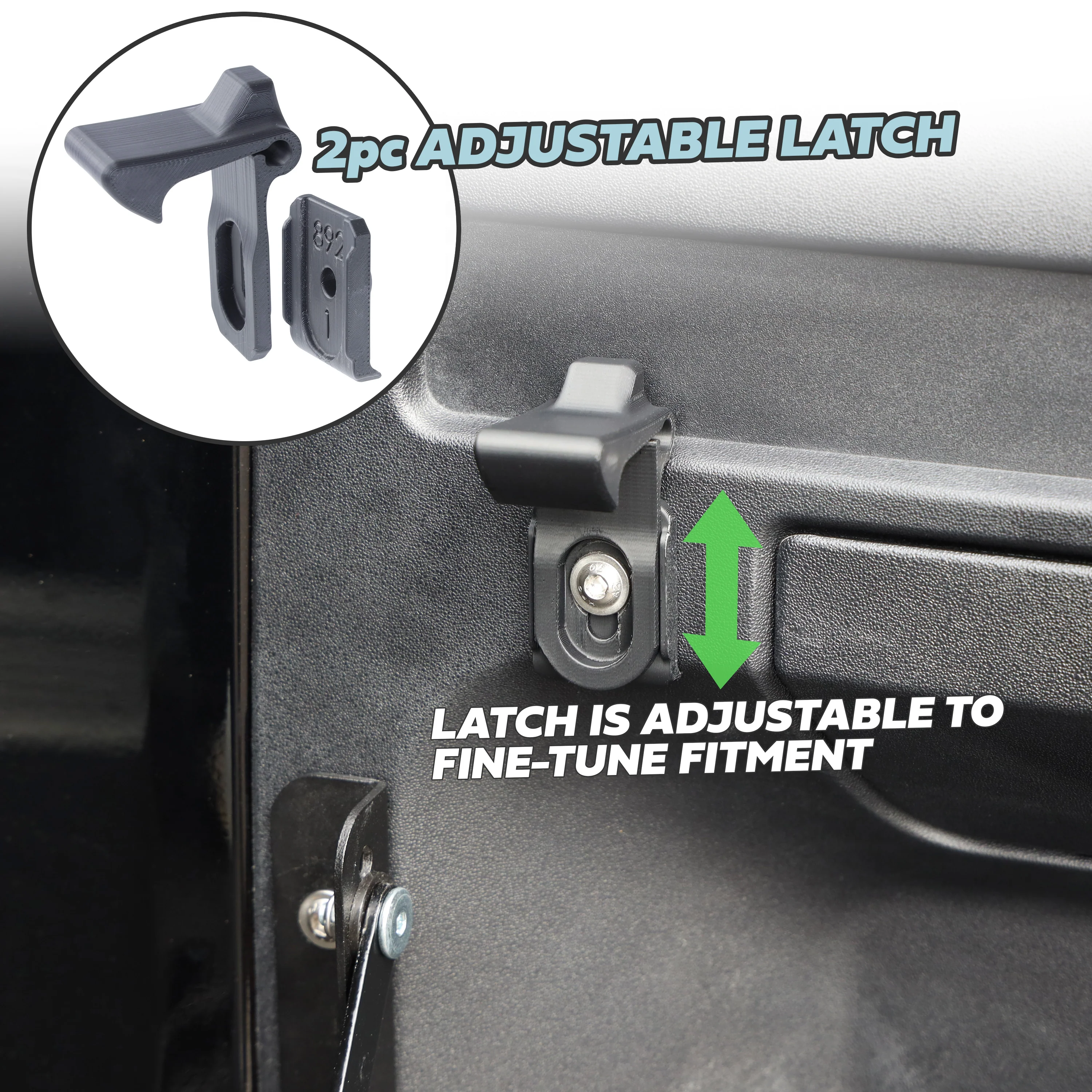 Tailgate Folding Picnic TABLE KIT for Land Rover Defender L663 - Mix Design - Image 13