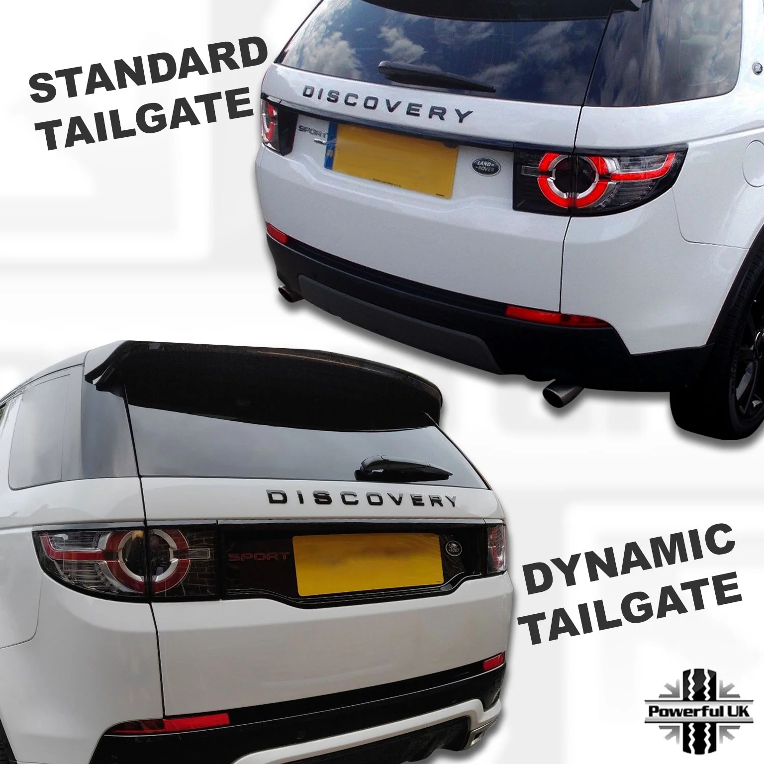 Tailgate Number Plate Surround Panel in Gloss Black for Land Rover Discovery Sport - Genuine - Image 7
