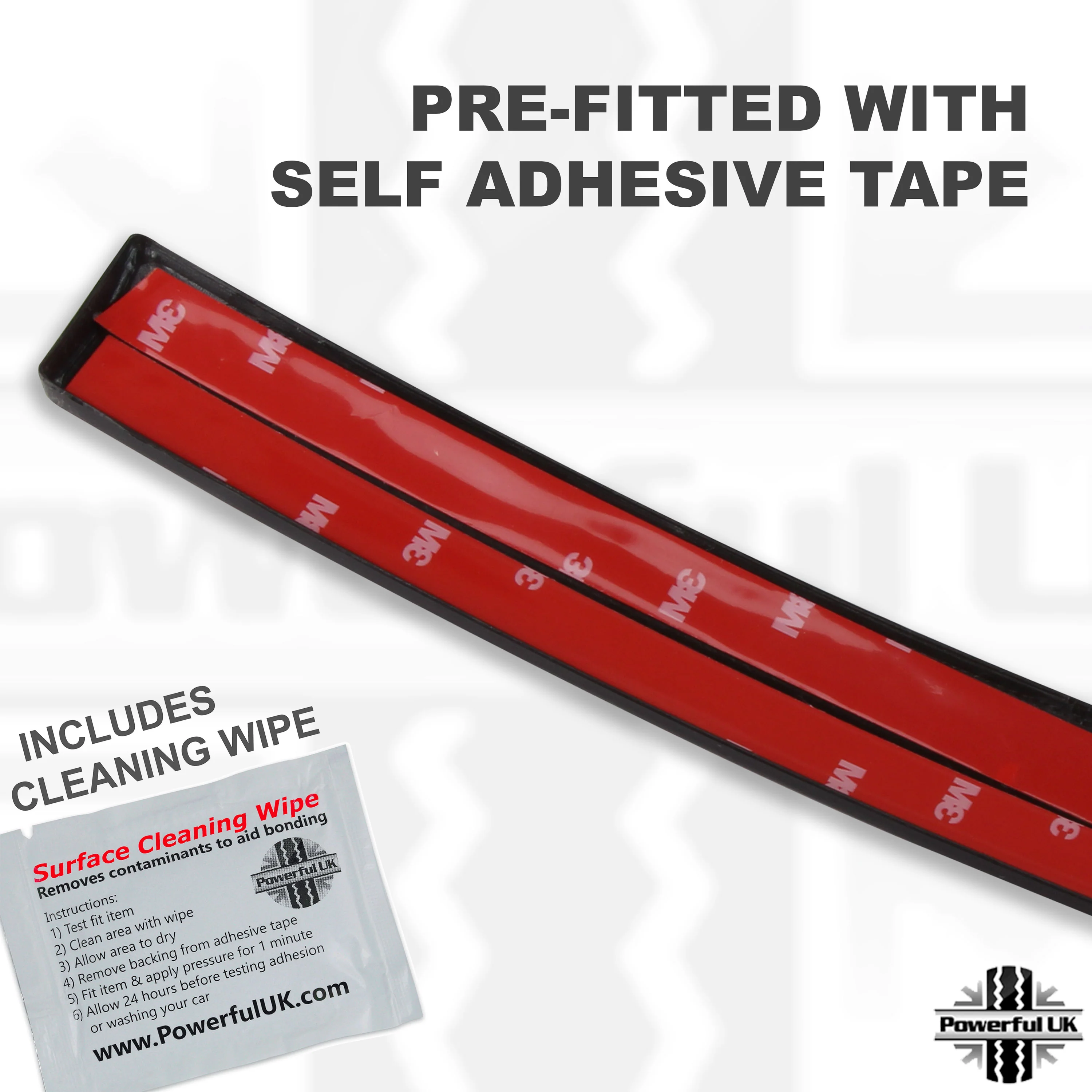 Tailgate Trim Stick On Cover - Gloss Black for Range Rover L405 - Image 5