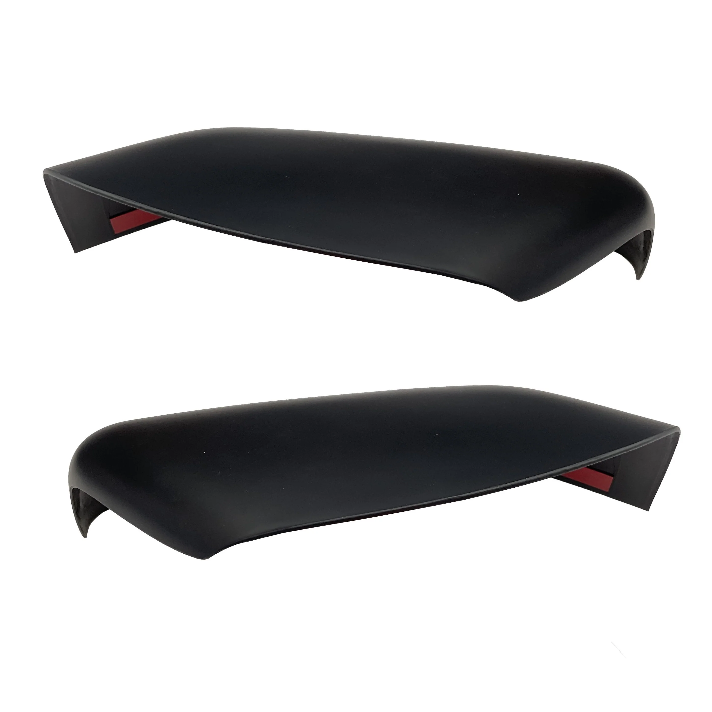 Top Half Mirror Covers for Land Rover Discovery 3 - Matt Black - Image 2