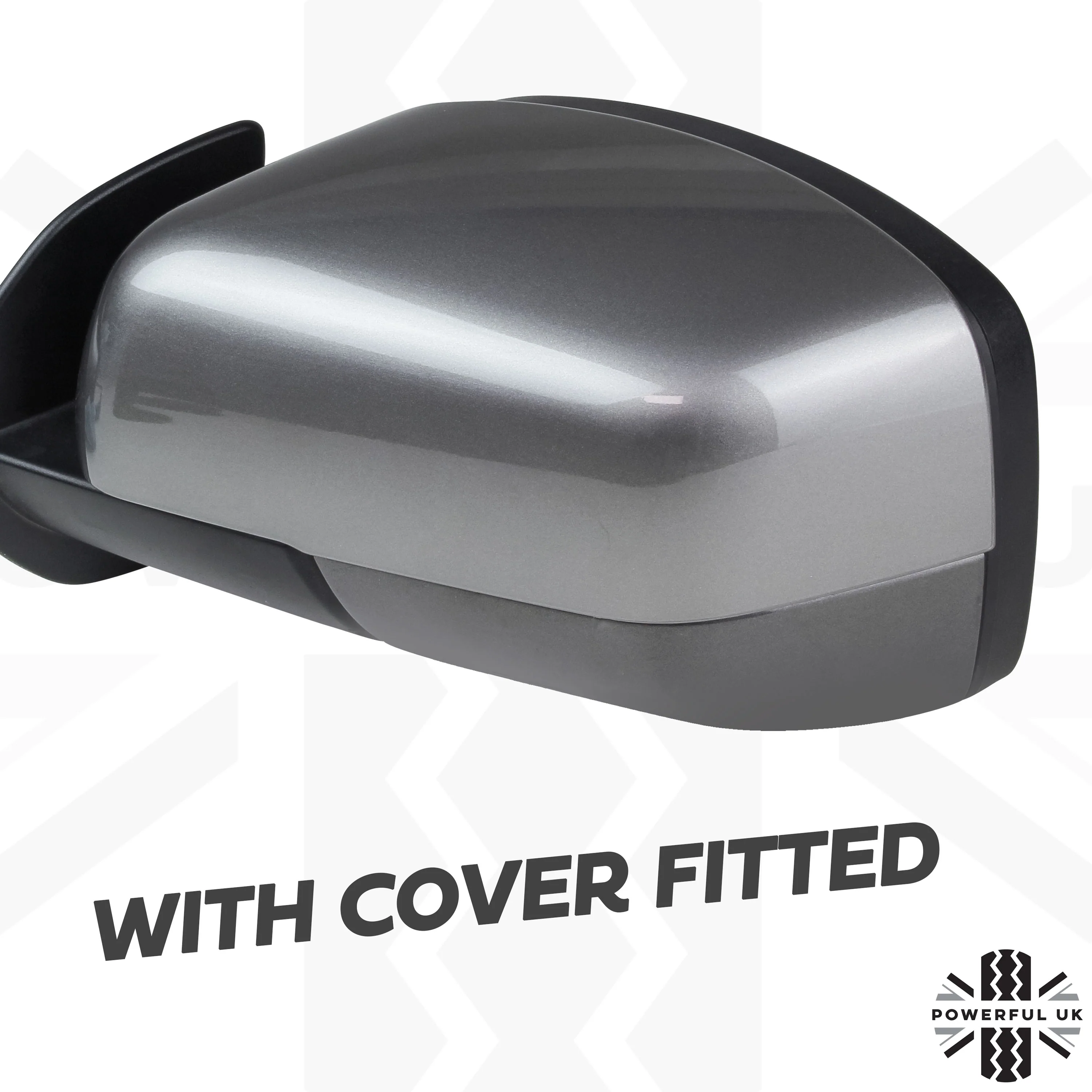 Top Half Mirror Covers for Range Rover Sport L320 (05-09 Mirrors) - Stornoway Grey - Image 3