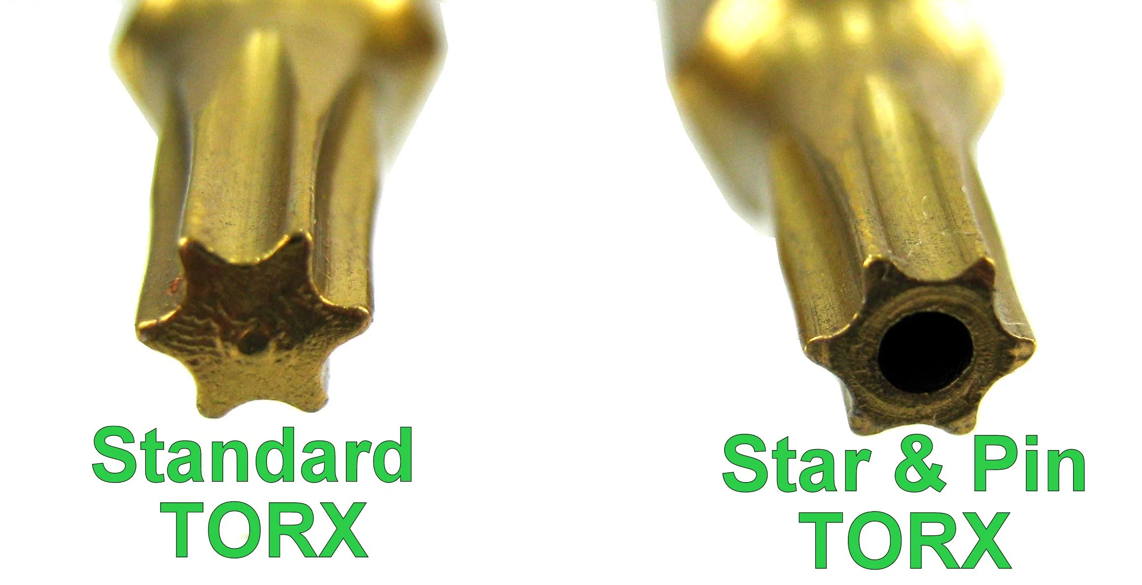 Torx T20 Star Pin Screwdriver Security Bit - 2 PK (Star & Pin ) - Image 3