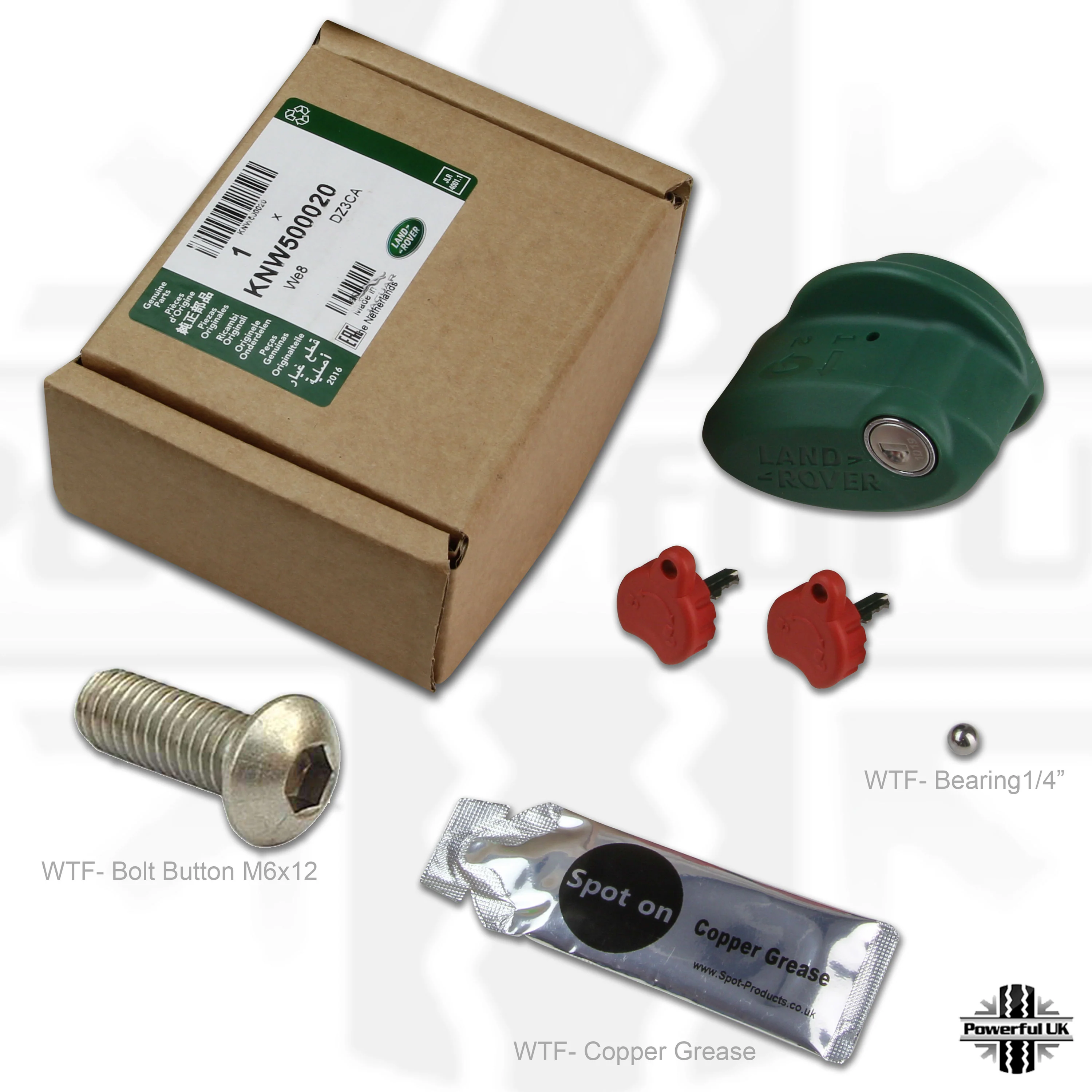 Tow Bar Overhaul Kit + lock & keys - 50mm Large Type (Late) - for Range Rover Sport L320 Genuine - Image 2