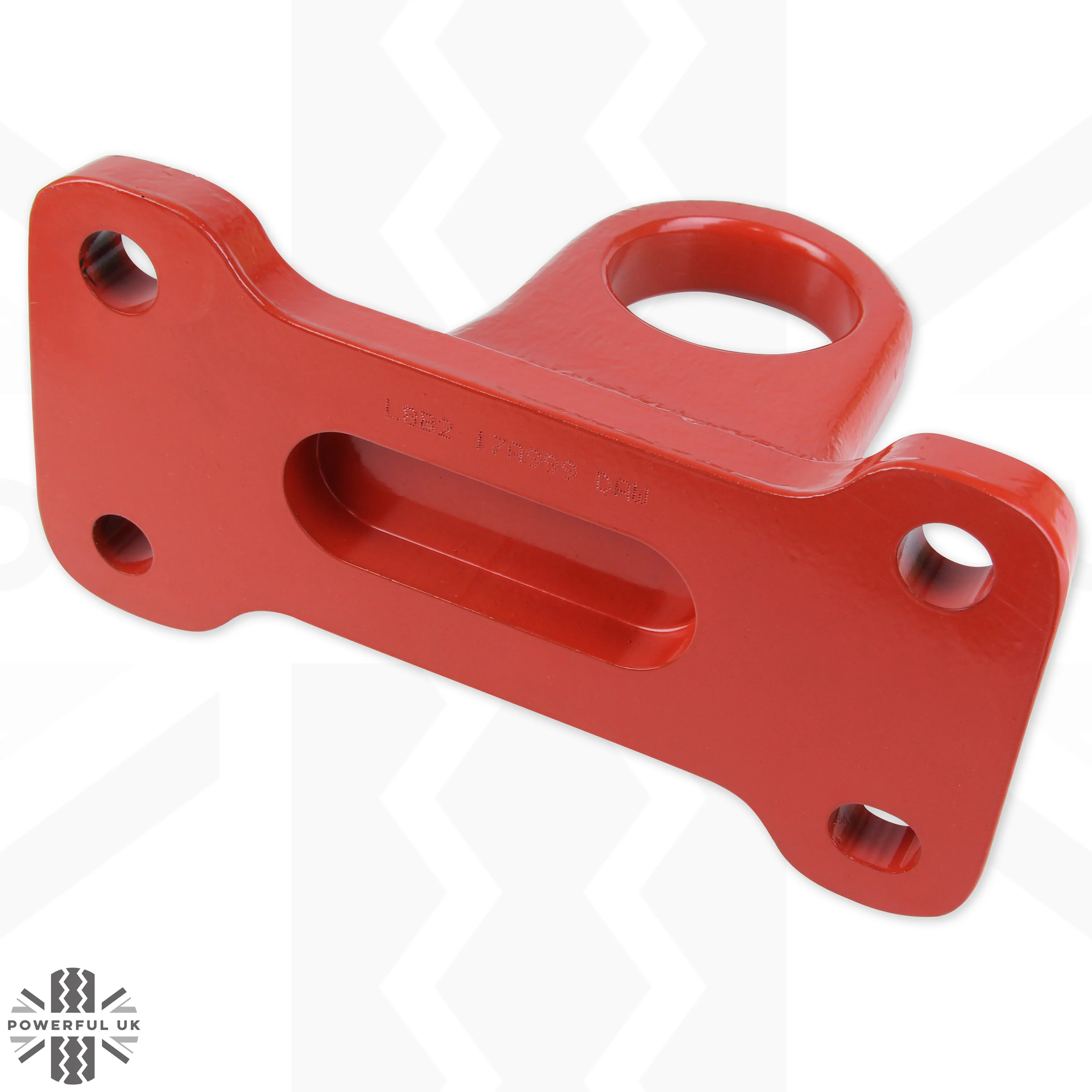 Tow Loop Upgrade Kit E - Red Loops + Genuine Finisher Inserts for Land Rover Defender L663 - Image 5