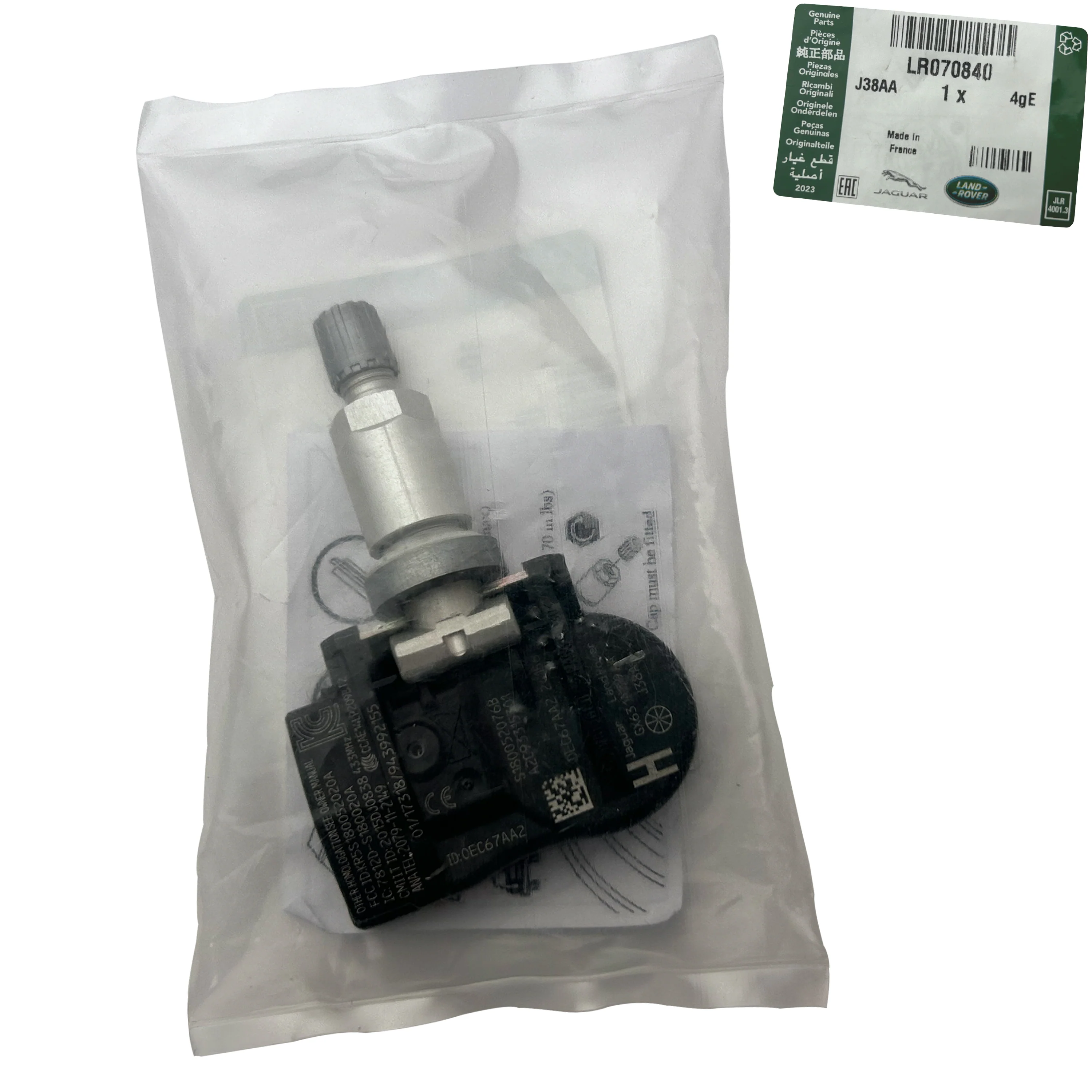 Tyre Pressure Monitoring System (TPMS) Sensor x1 for Range Rover Sport L320 - Genuine - Image 5