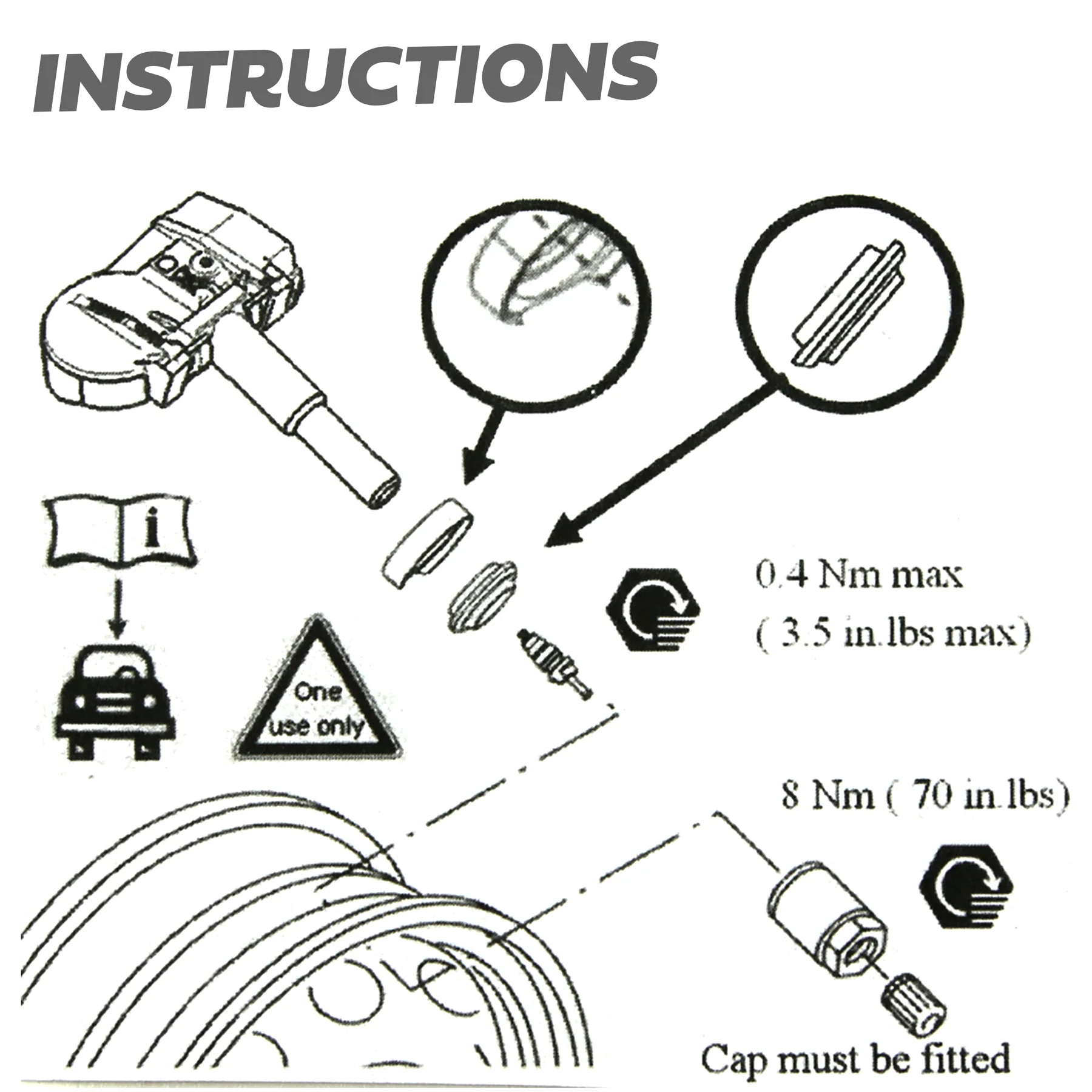 Genuine Tyre Pressure Monitoring System (TPMS) Sensor x1 for Range Rover Velar - Early type - Image 4